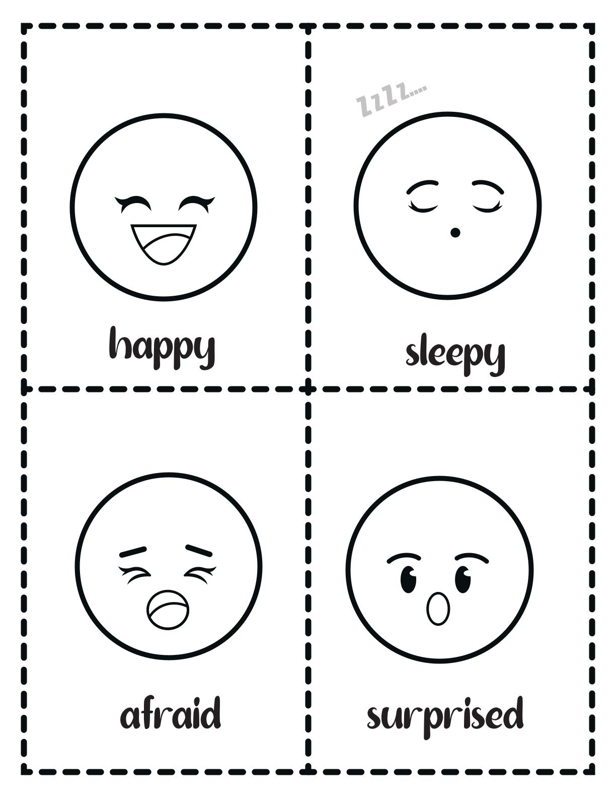 Understand emotions - includes tracing, flashcards and more