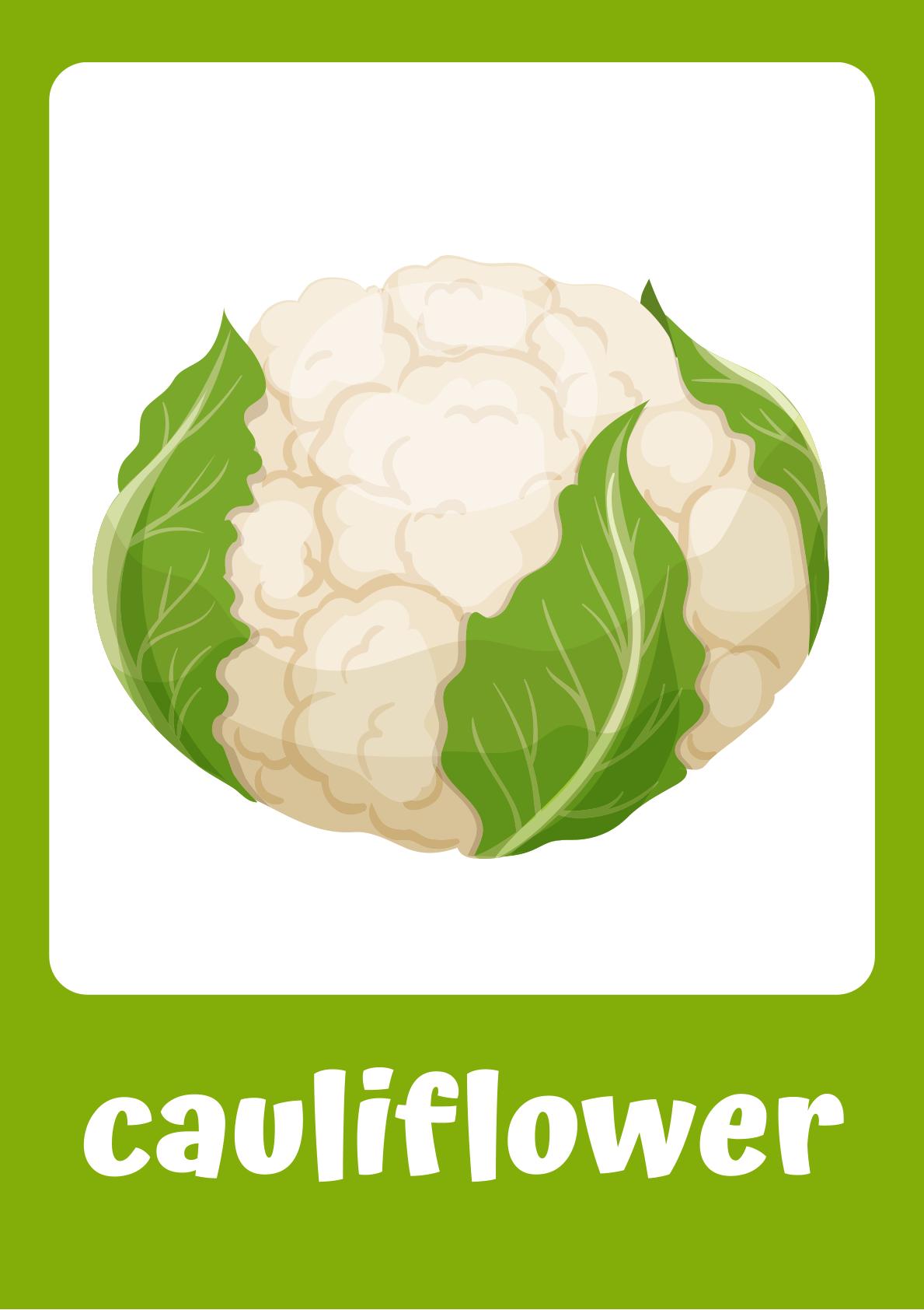 Vegetables Flashcards