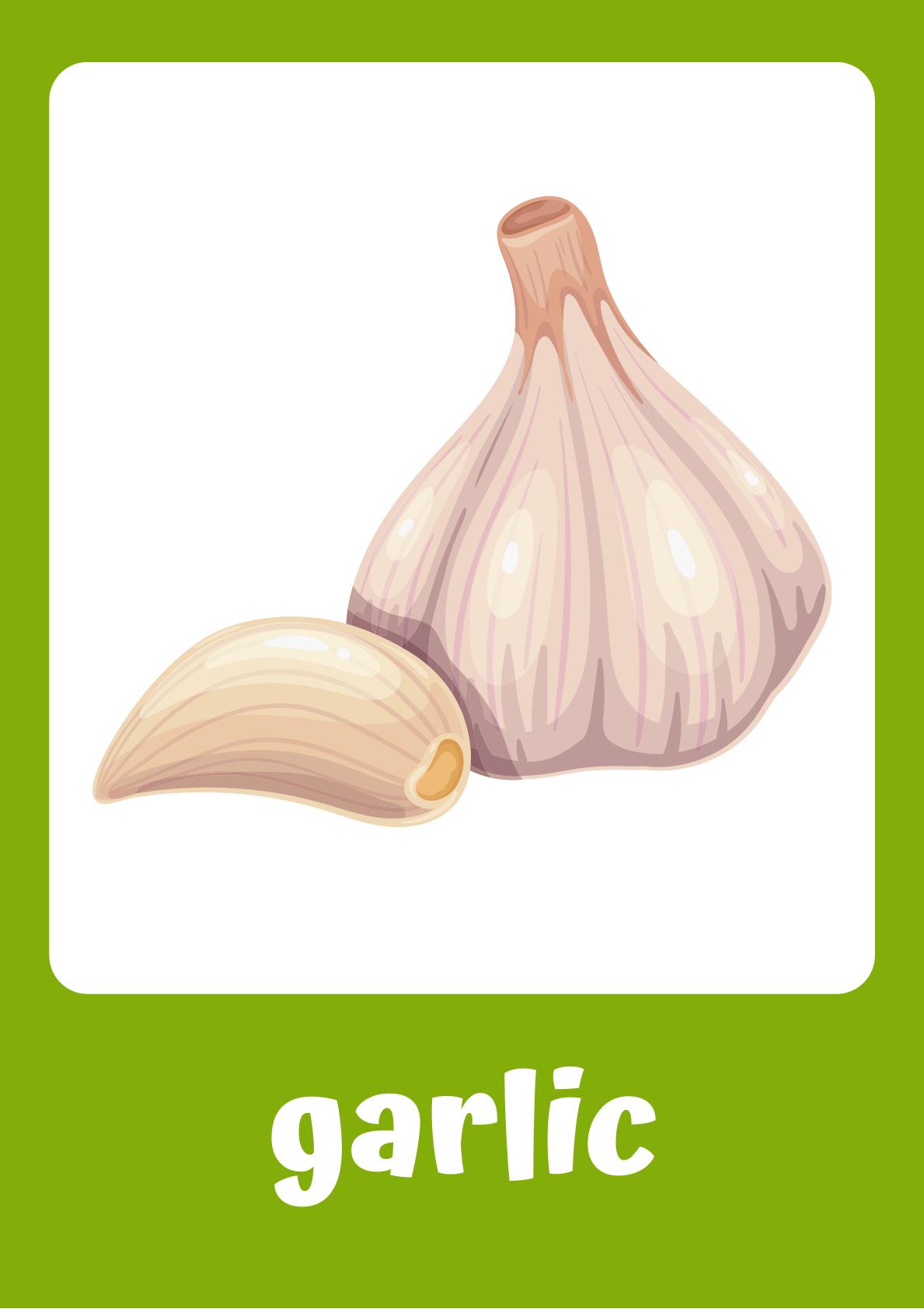 Vegetables Flashcards