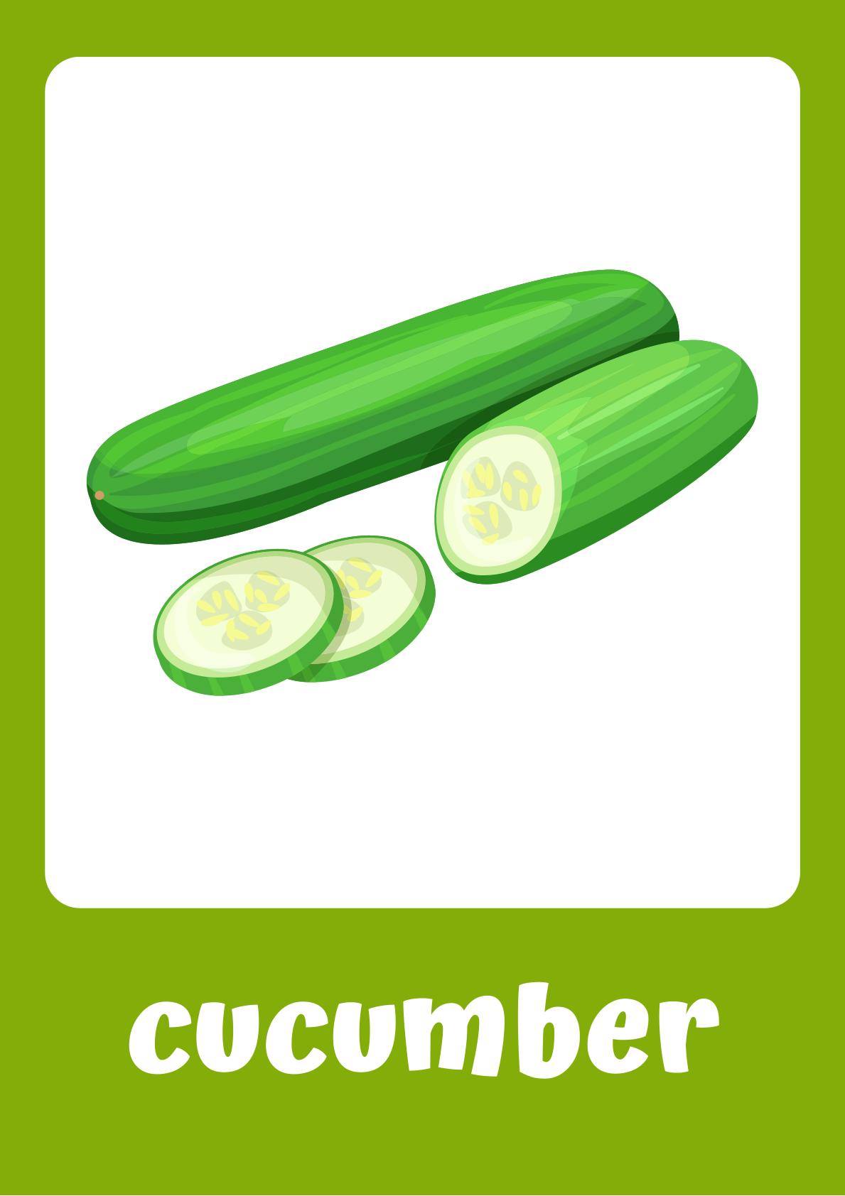 Vegetables Flashcards