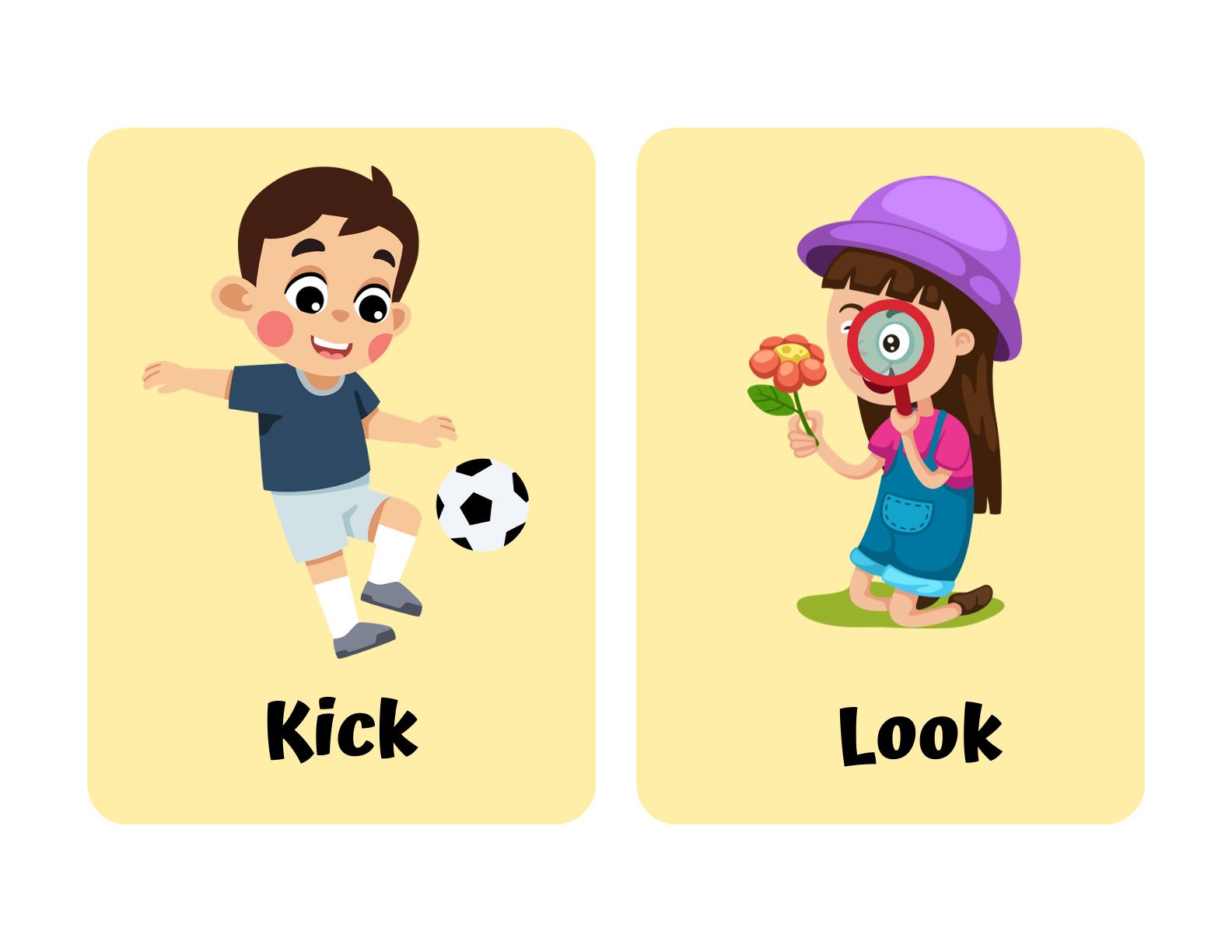 Action Verbs Flashcards