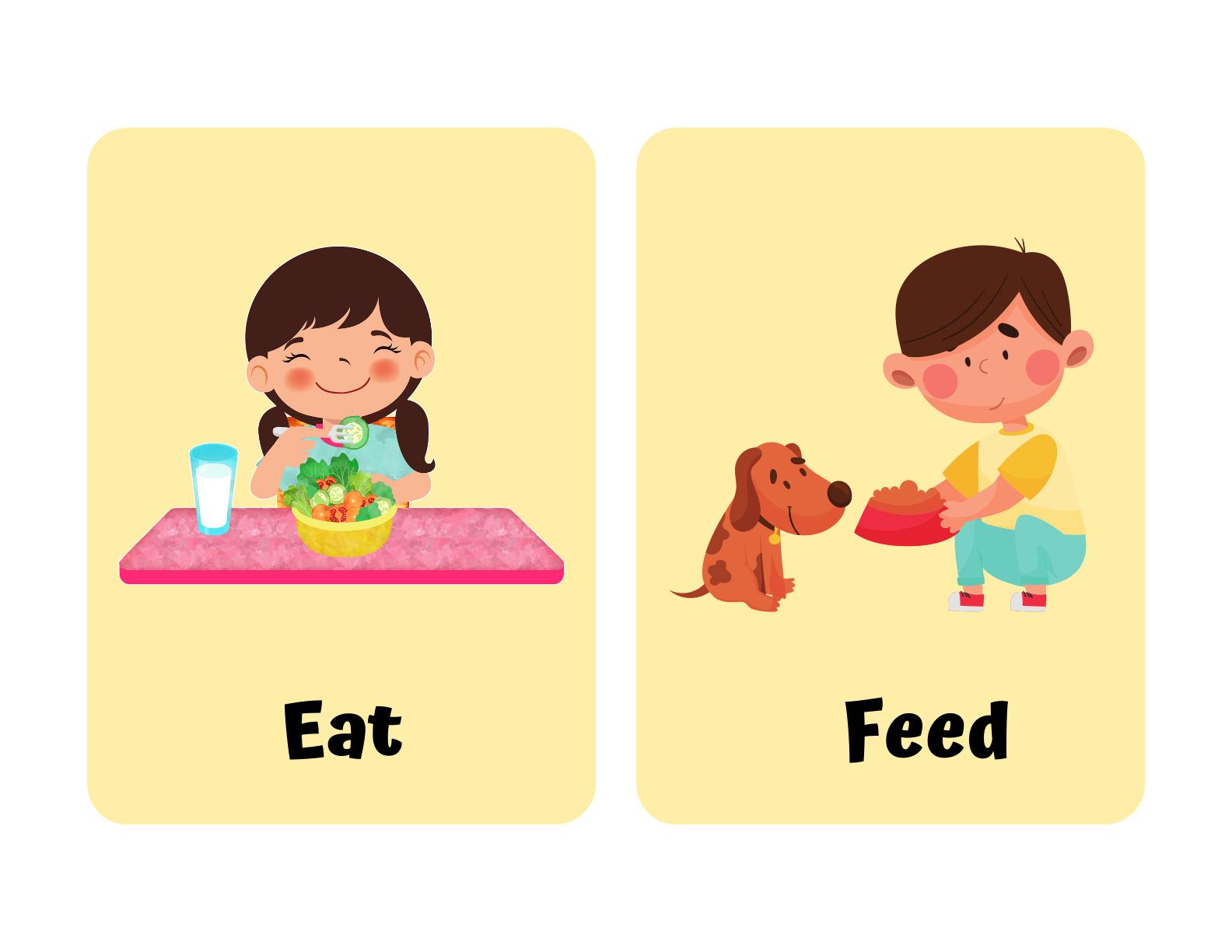 Action Verbs Flashcards