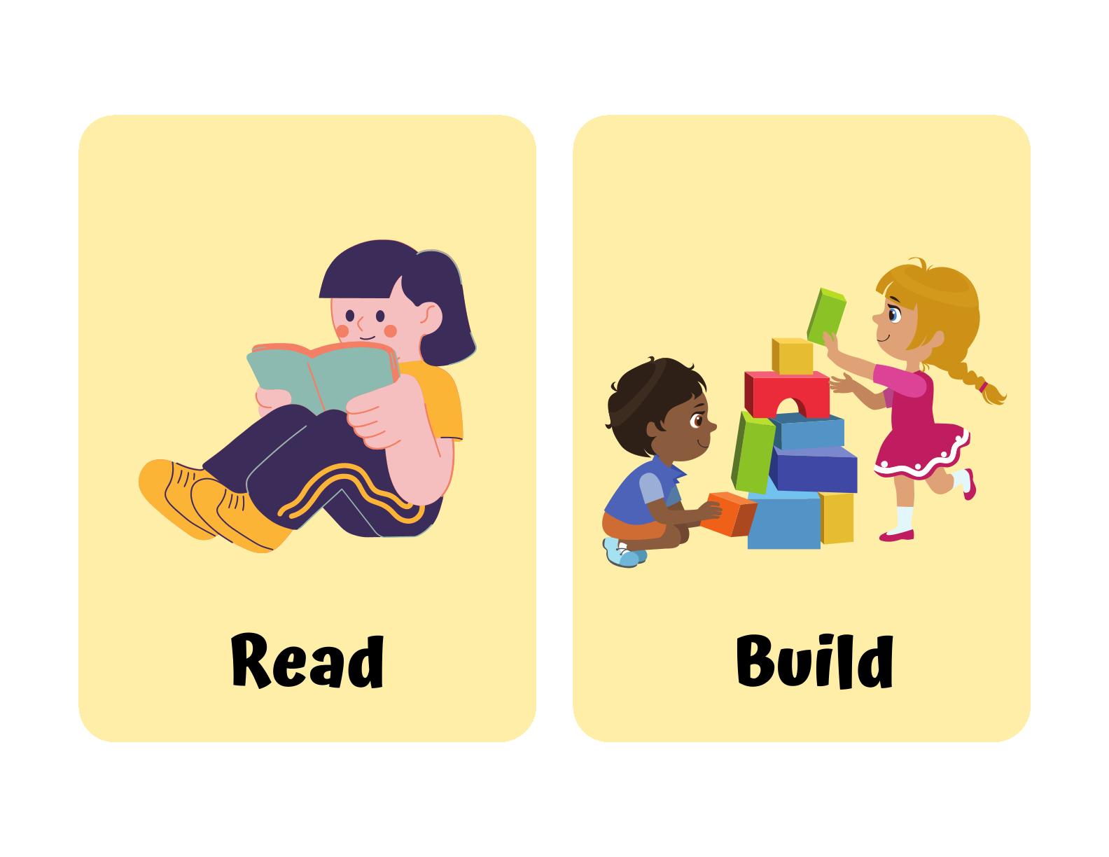 Action Verbs Flashcards