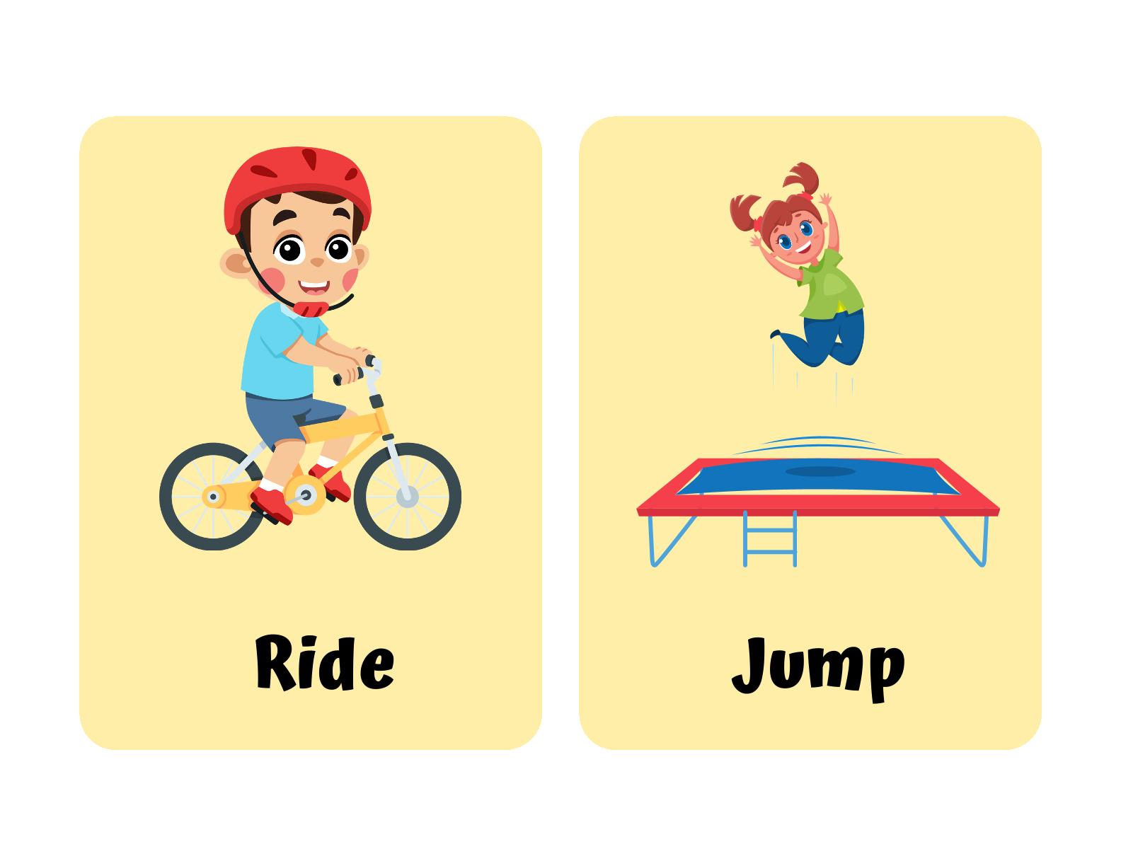 Action Verbs Flashcards
