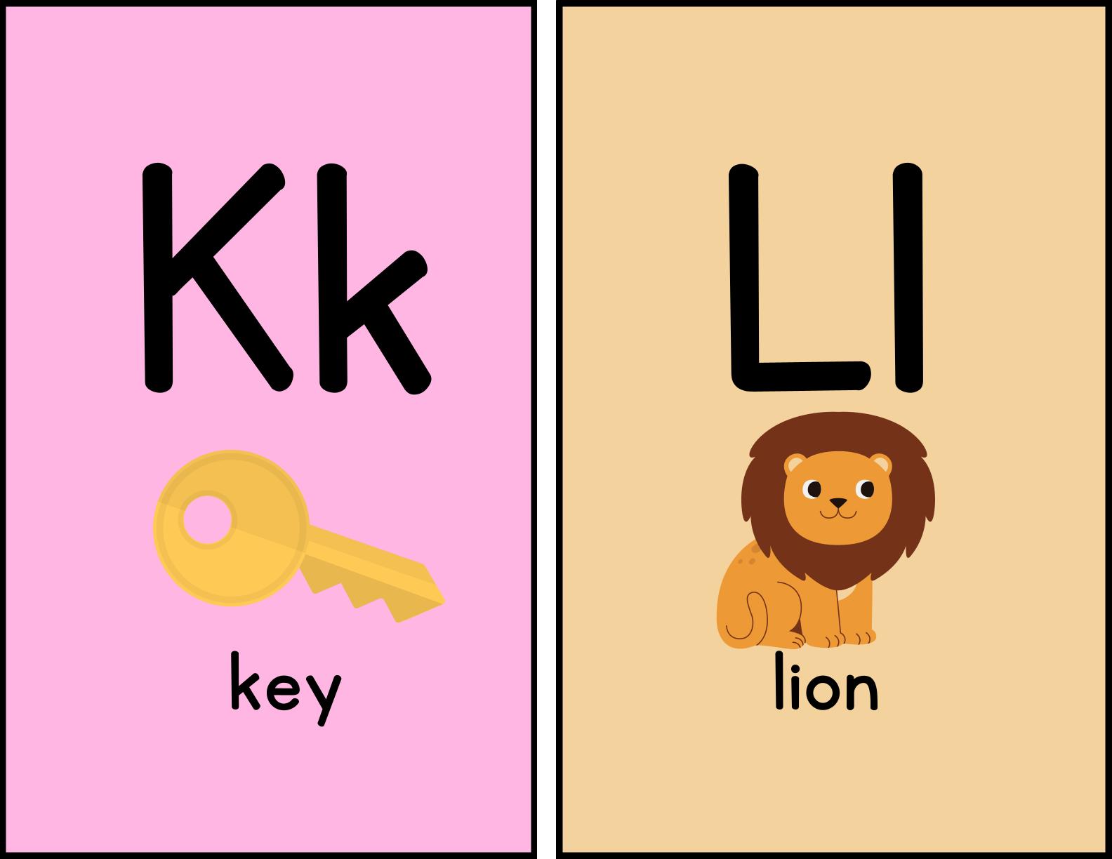 Alphabets Flashcards