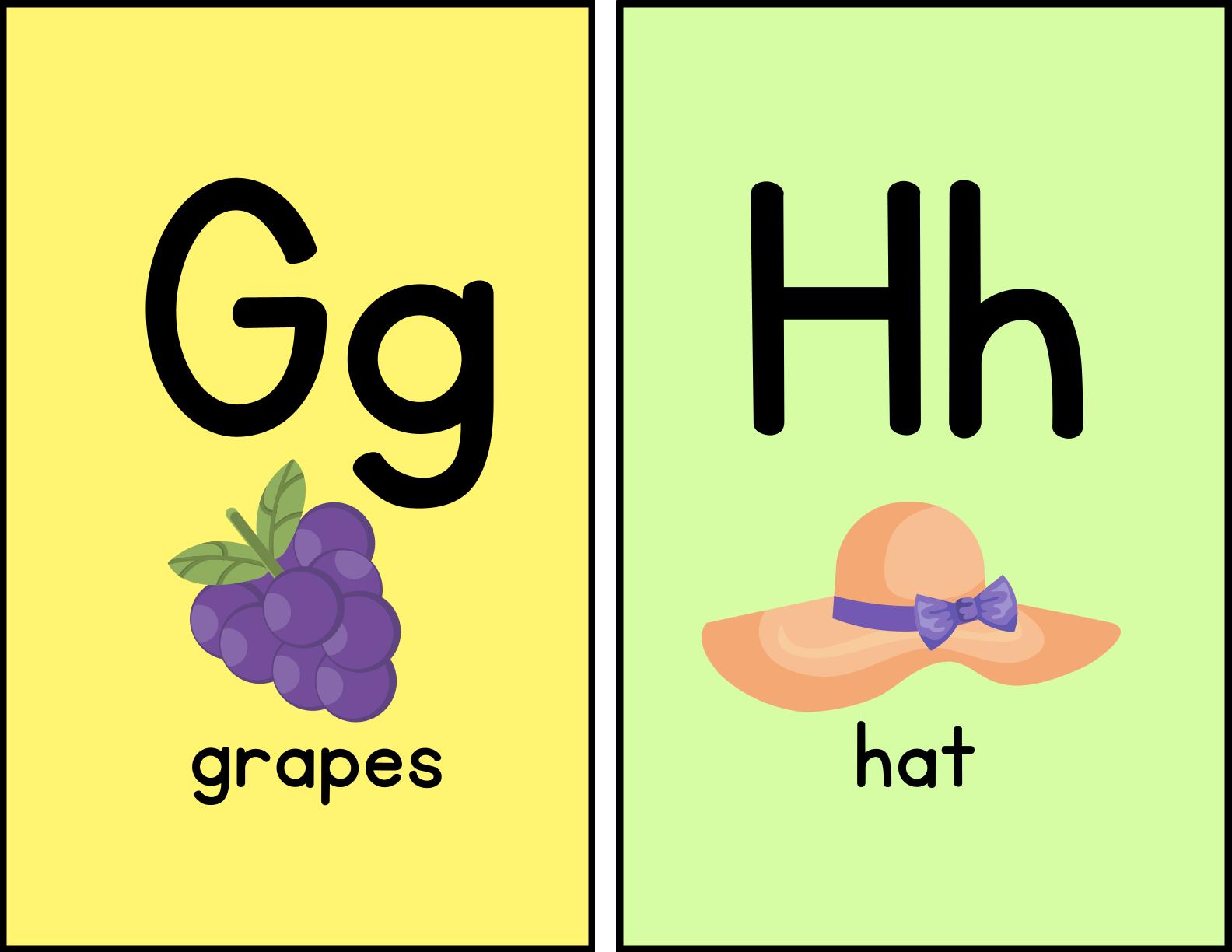 Alphabets Flashcards