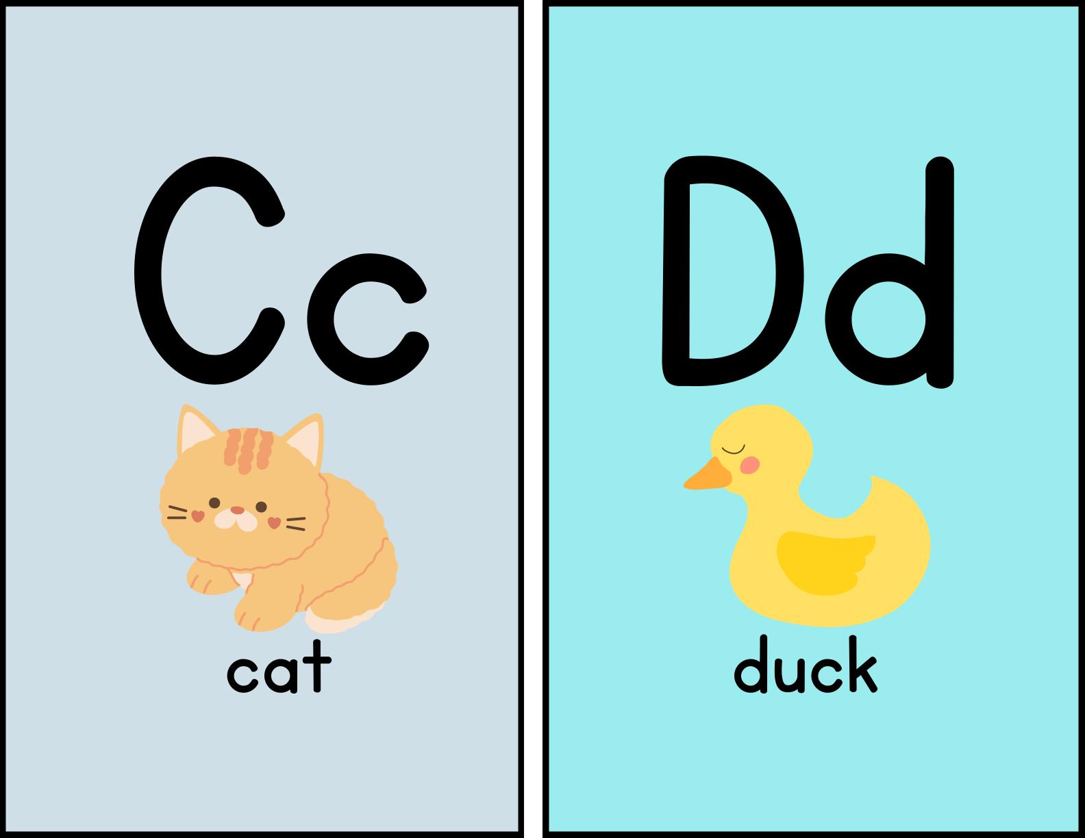 Alphabets Flashcards