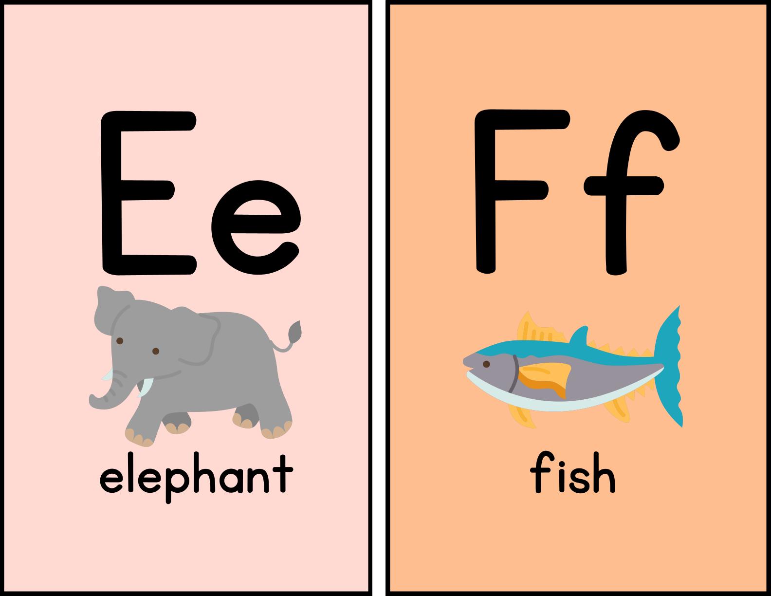 Alphabets Flashcards