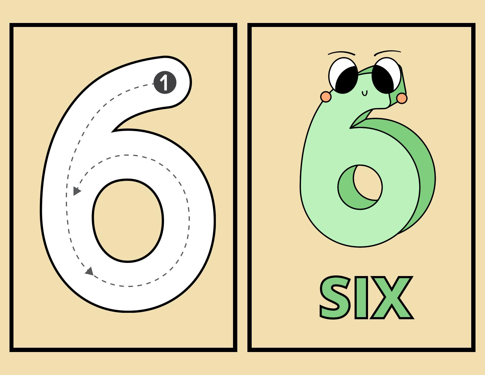 Number Flashcards - 1 to 30