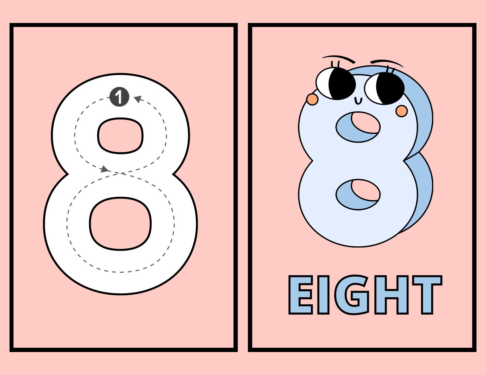 Number Flashcards - 1 to 30