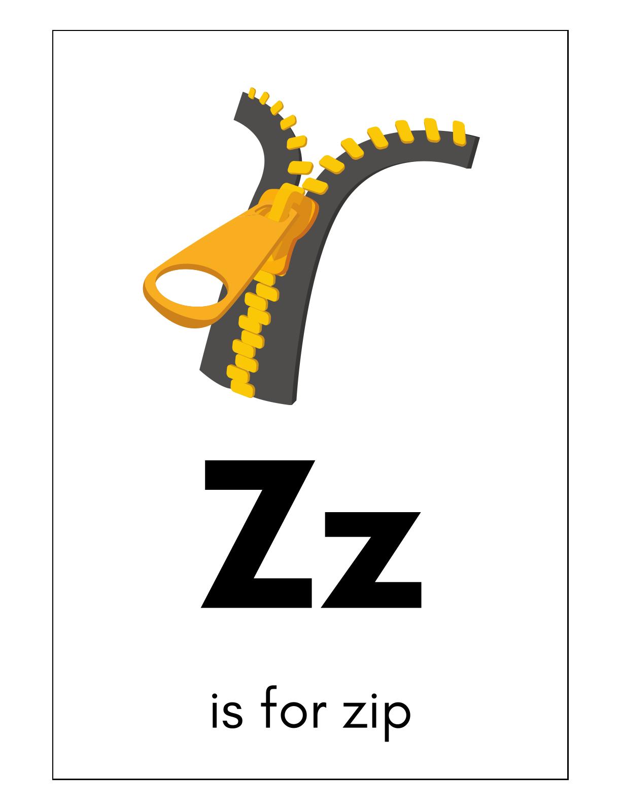 Alphabets and Words Flashcards