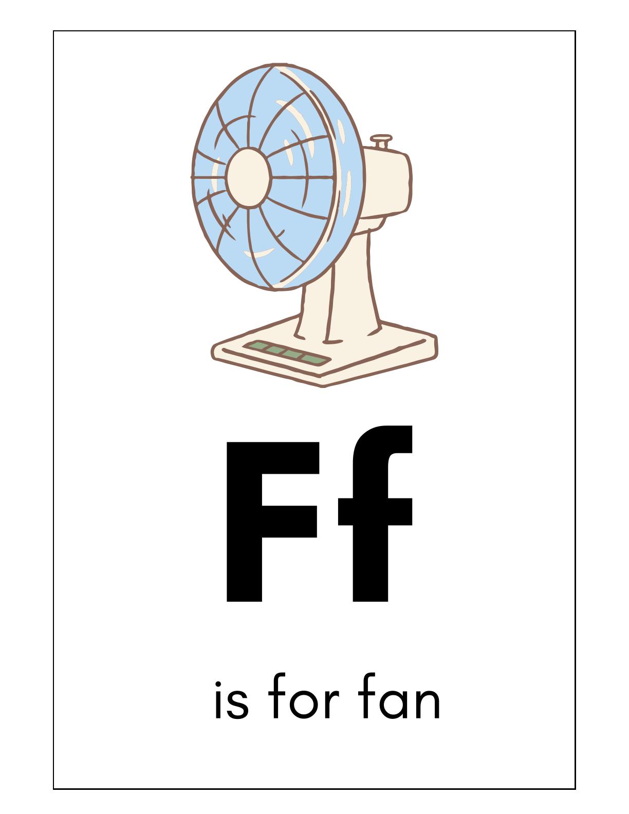 Alphabets and Words Flashcards