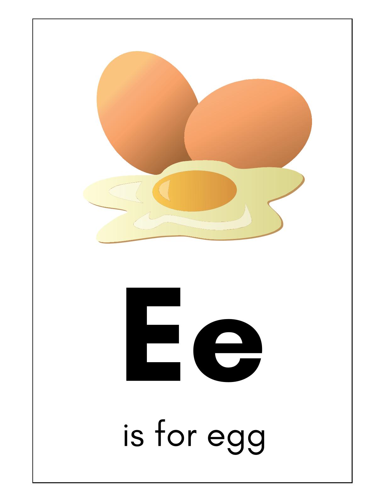 Alphabets and Words Flashcards