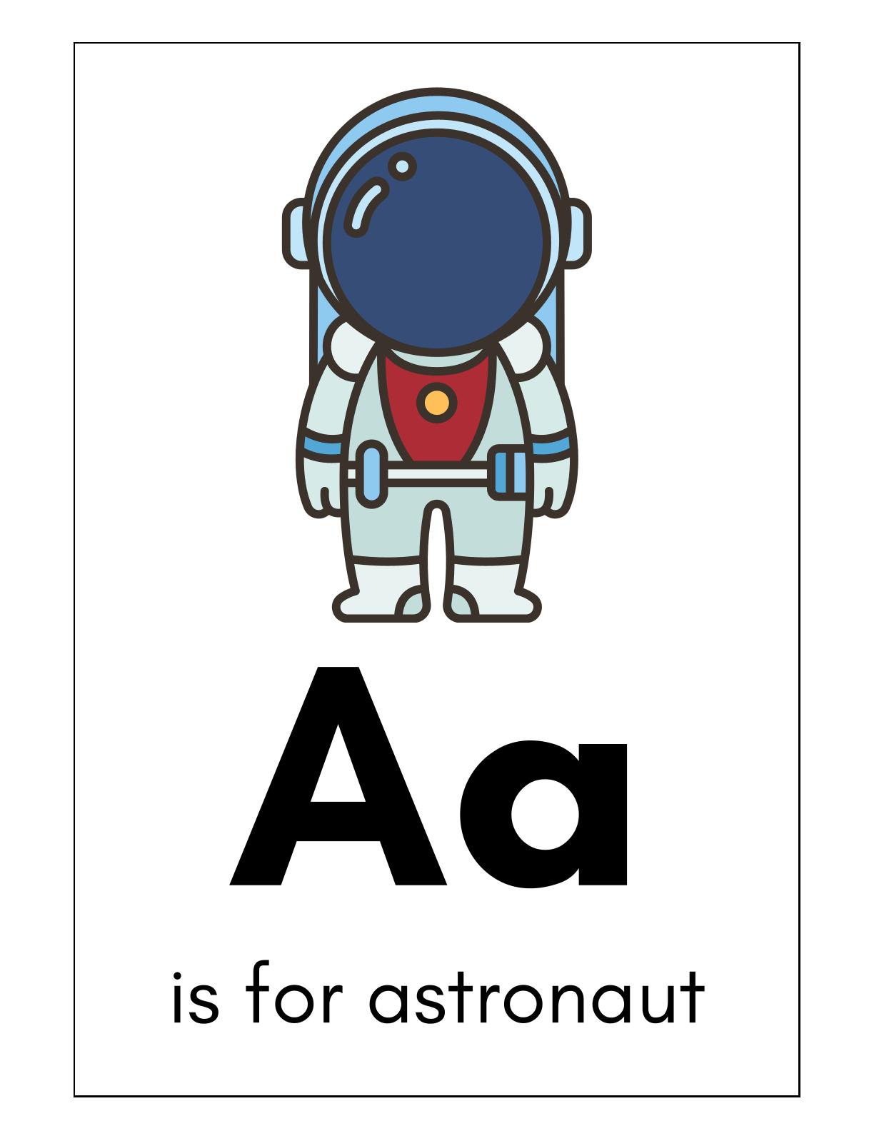 Alphabets and Words Flashcards