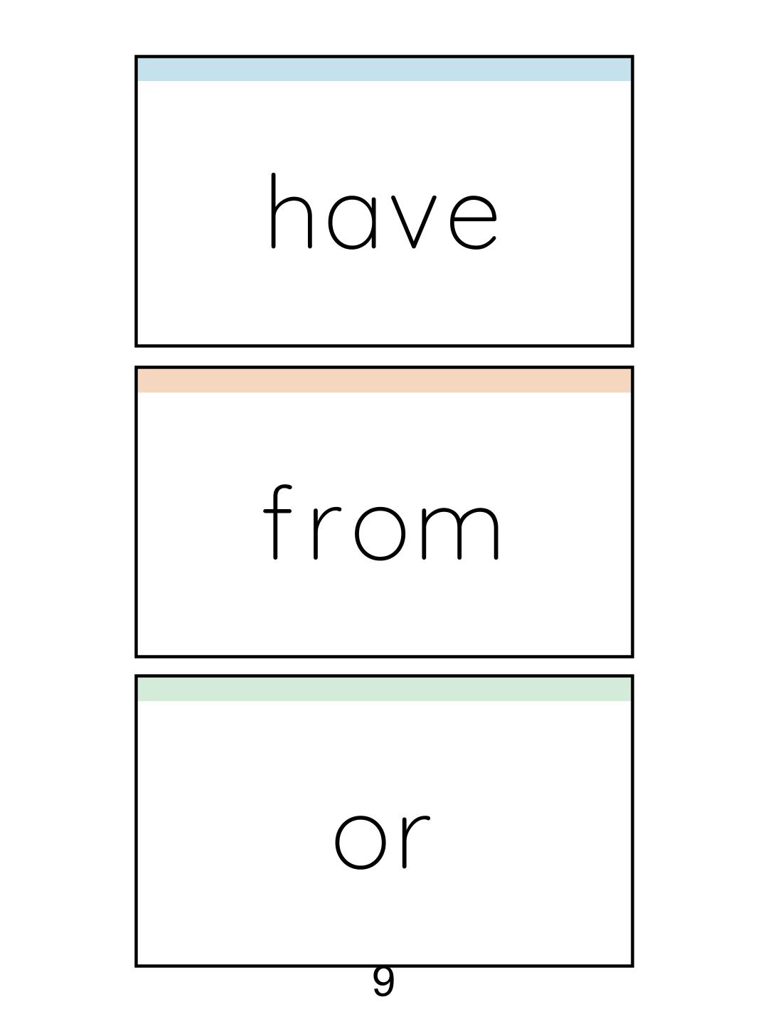 Learn Sight Words