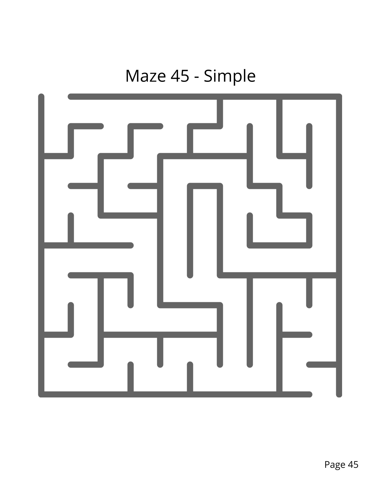 50 Rectangular Mazes