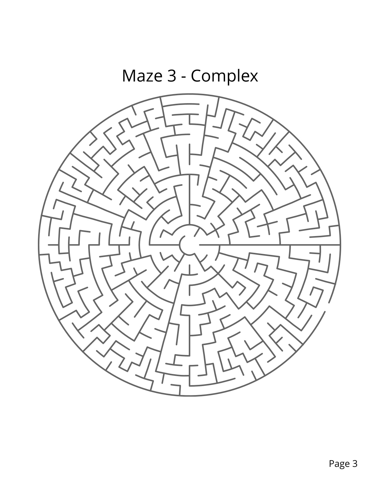 300 Circular Mazes