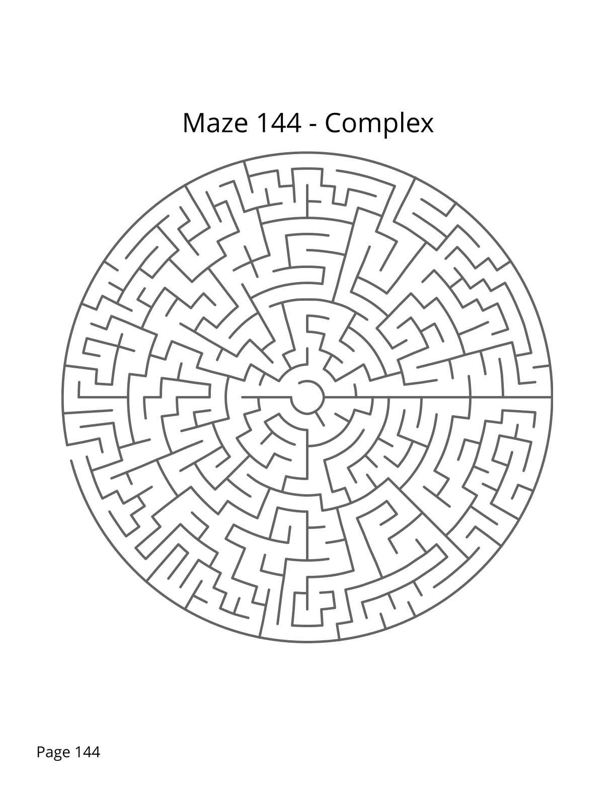 300 Circular Mazes