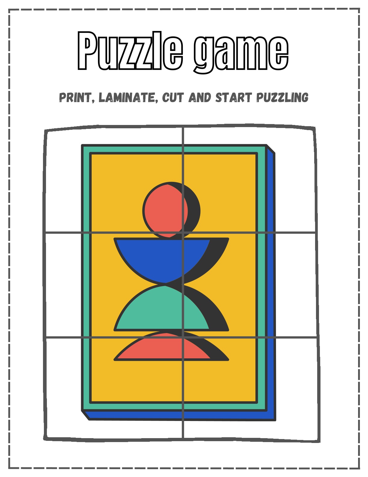 Cut and Join Puzzle Game