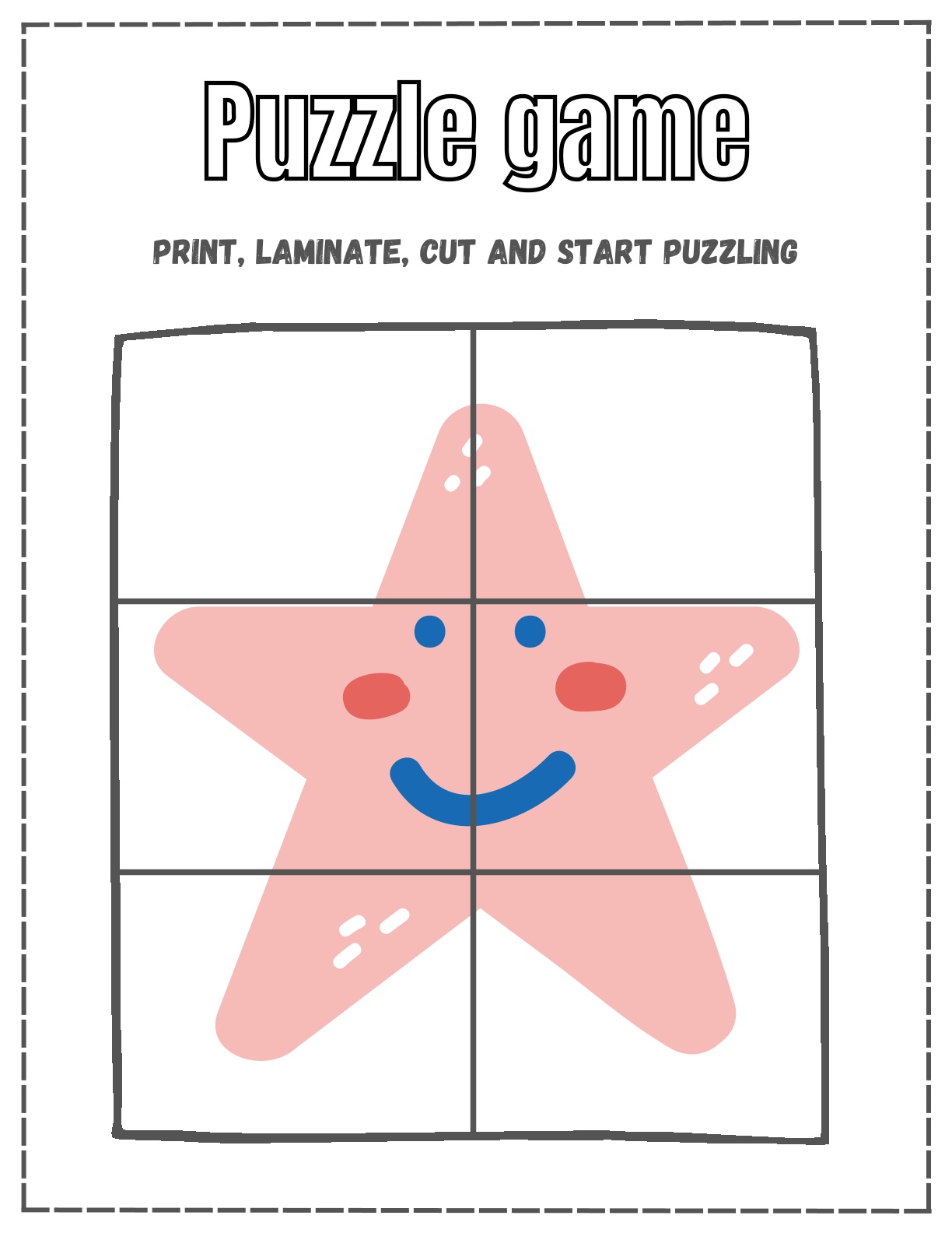 Cut and Join Puzzle Game