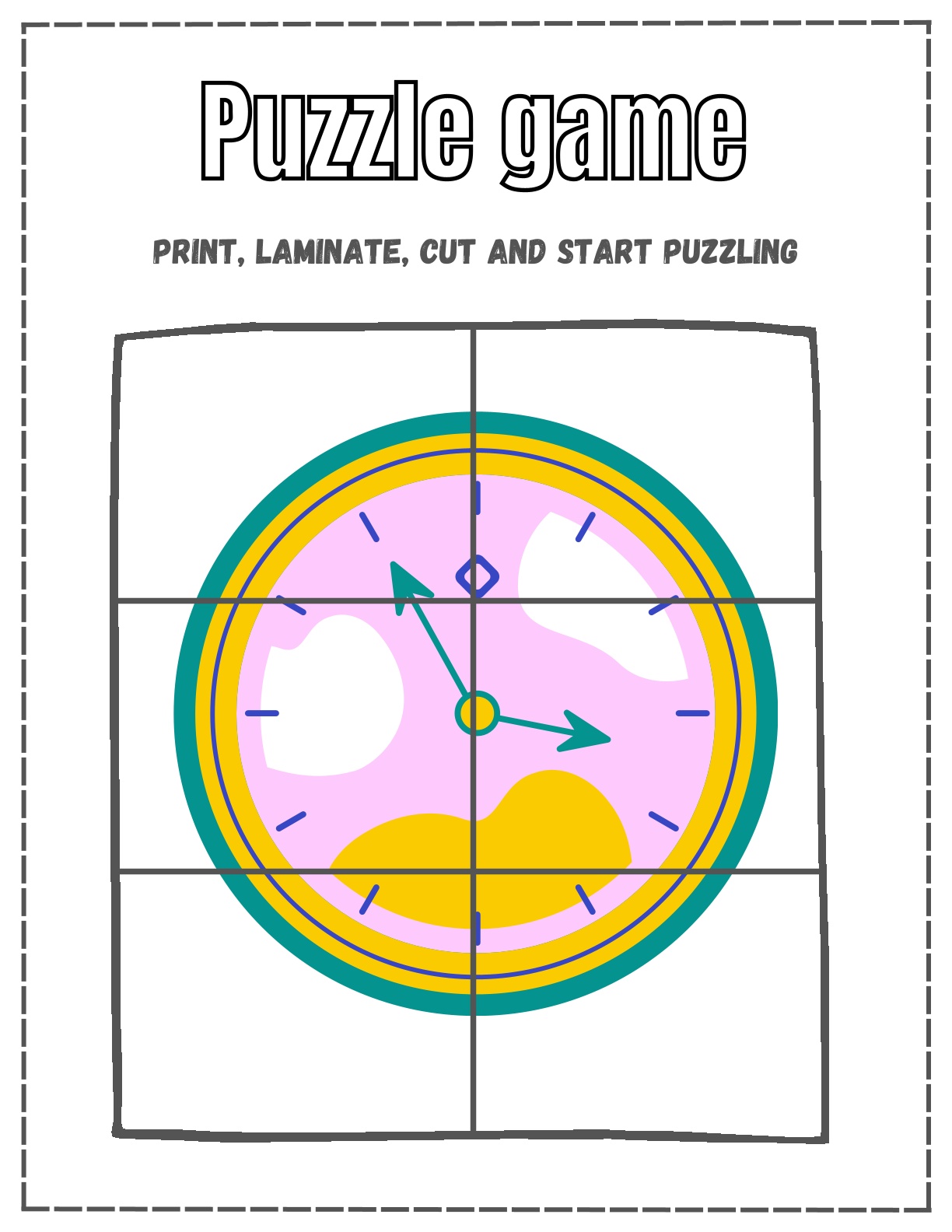 Cut and Join Puzzle Game