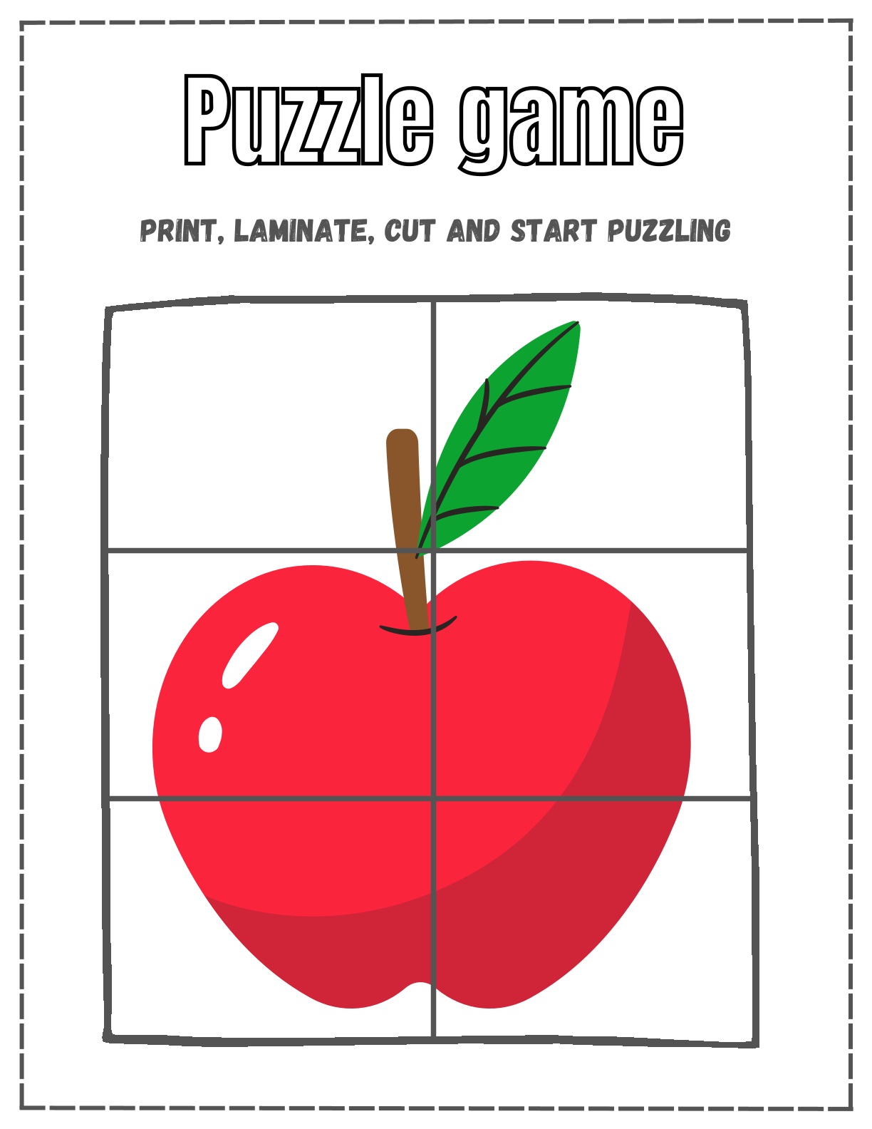 Cut and Join Puzzle Game