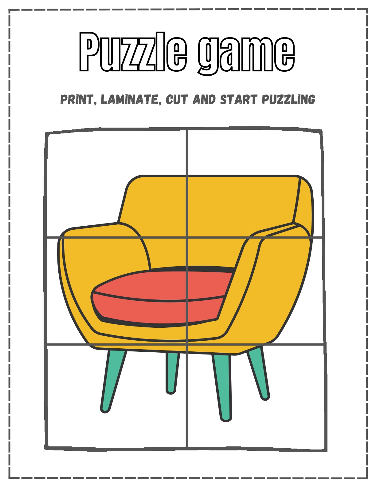 Cut and Join Puzzle Game