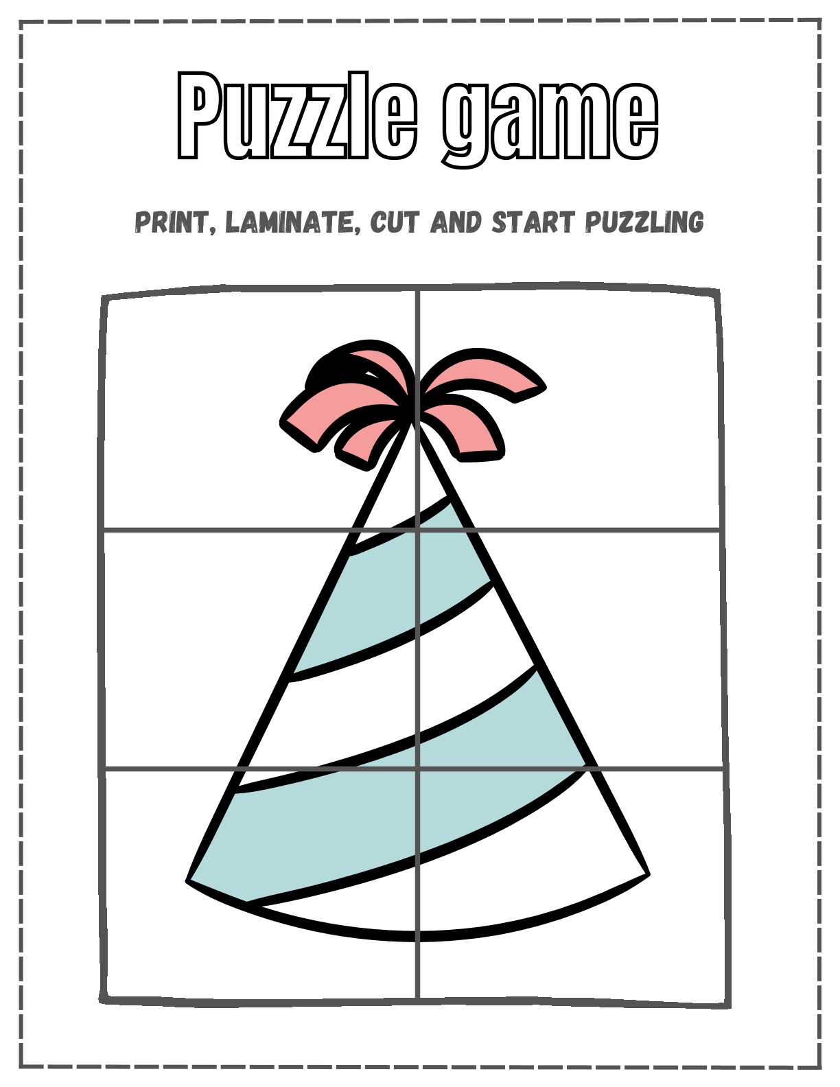 Cut and Join Puzzle Game