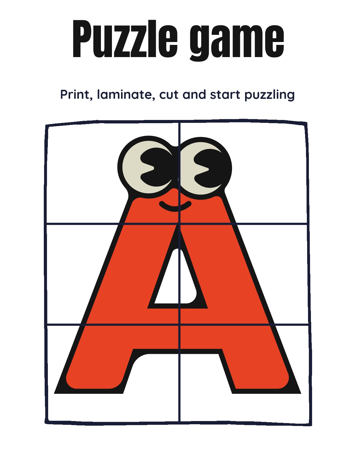 Cut and Join Puzzles - Simple