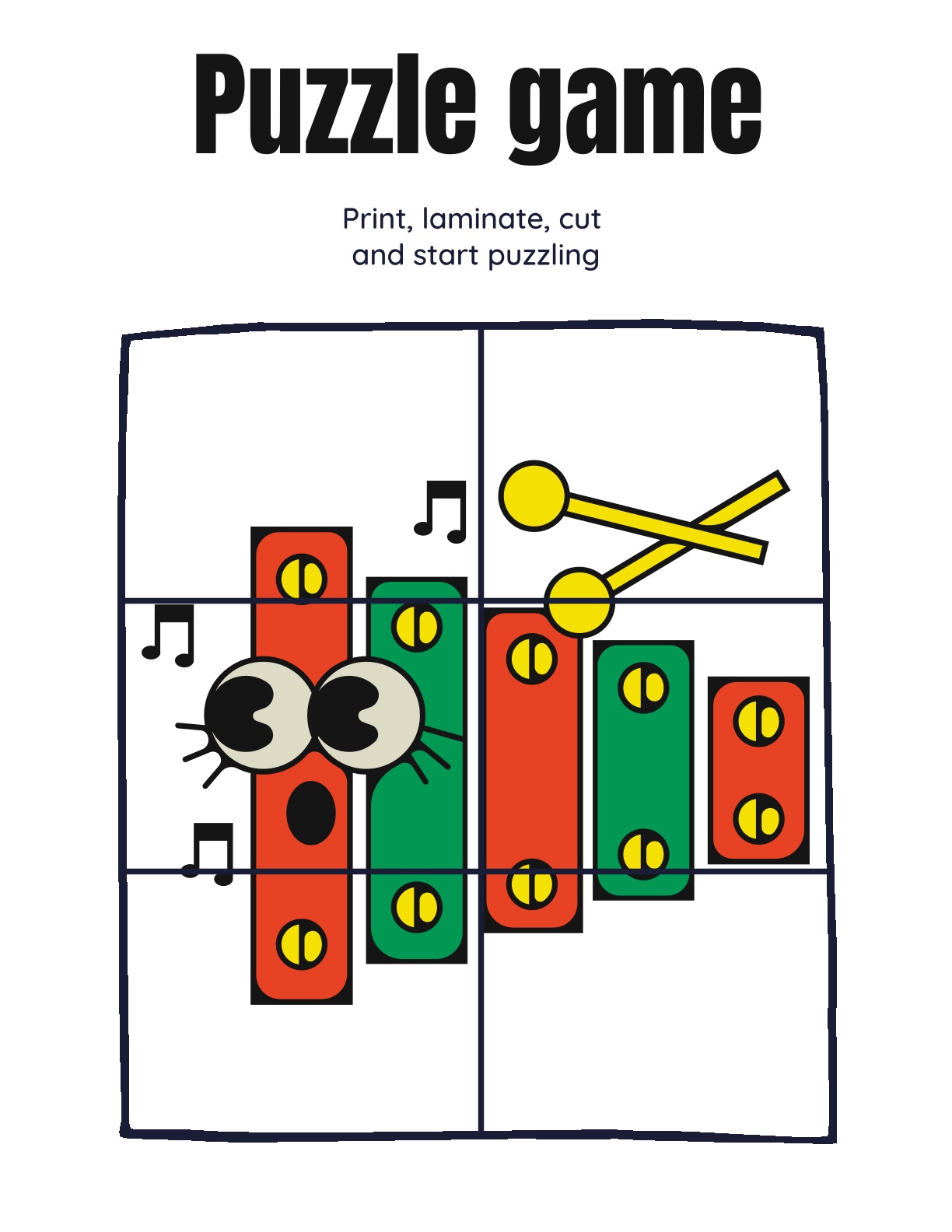 Cut and Join Puzzles - Simple