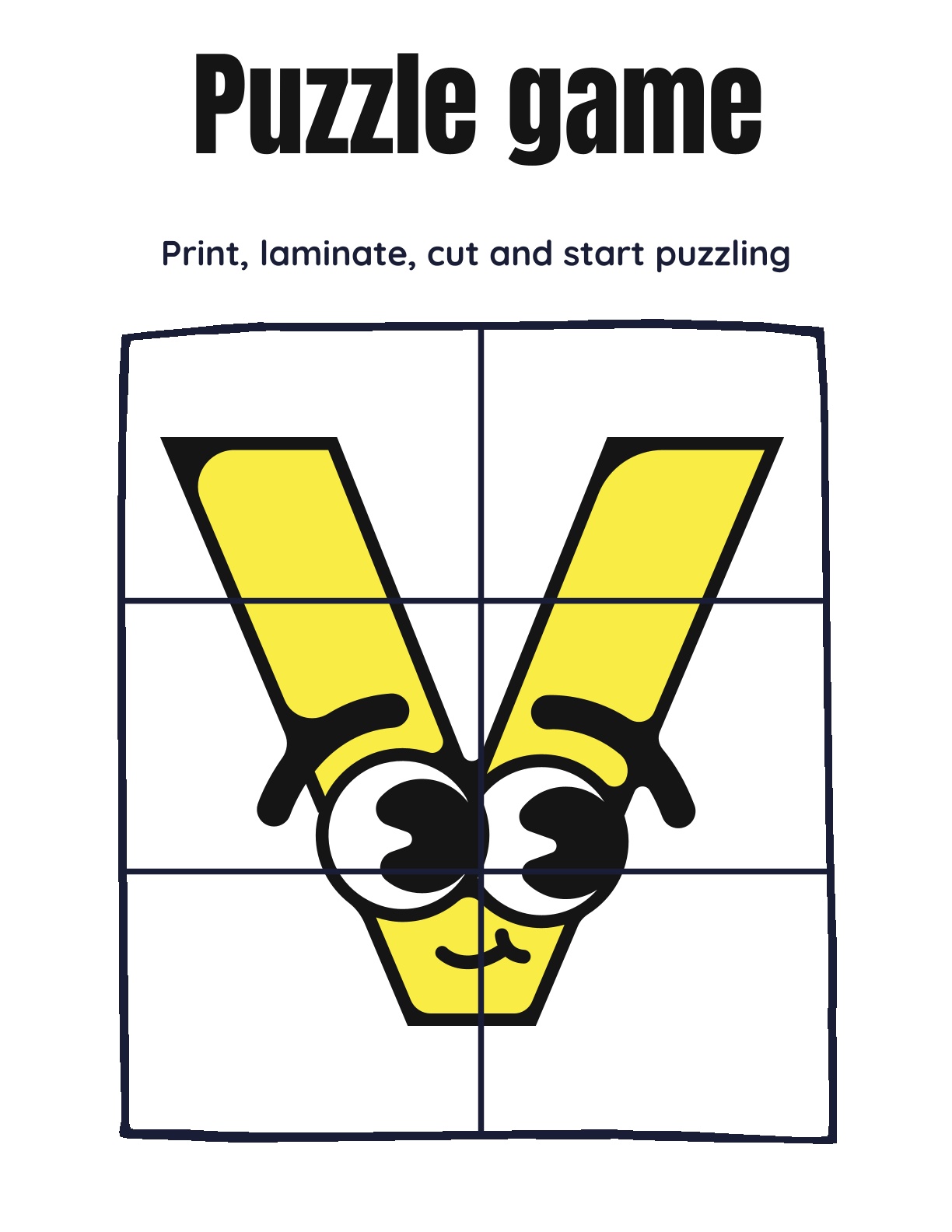 Cut and Join Puzzles - Simple