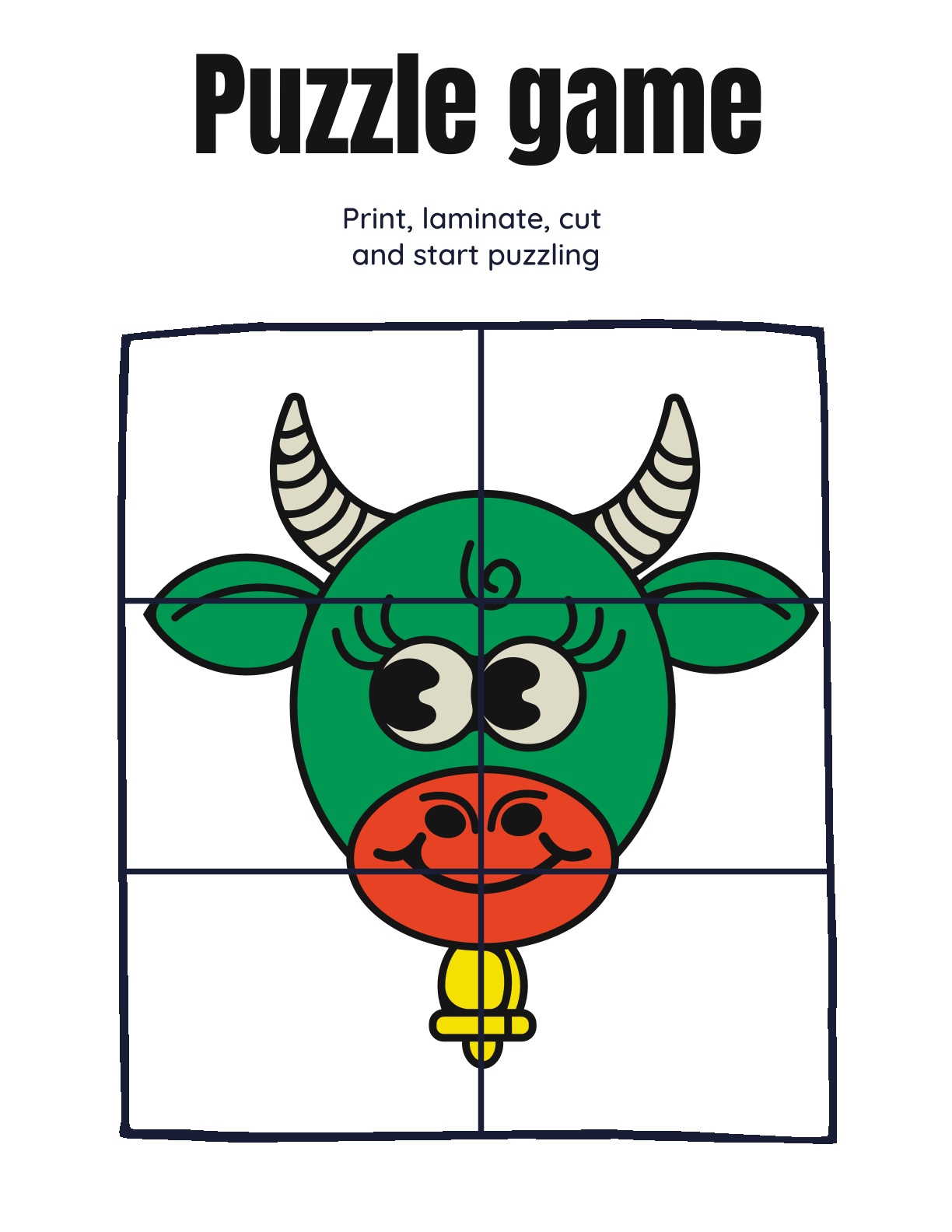 Cut and Join Puzzles - Simple