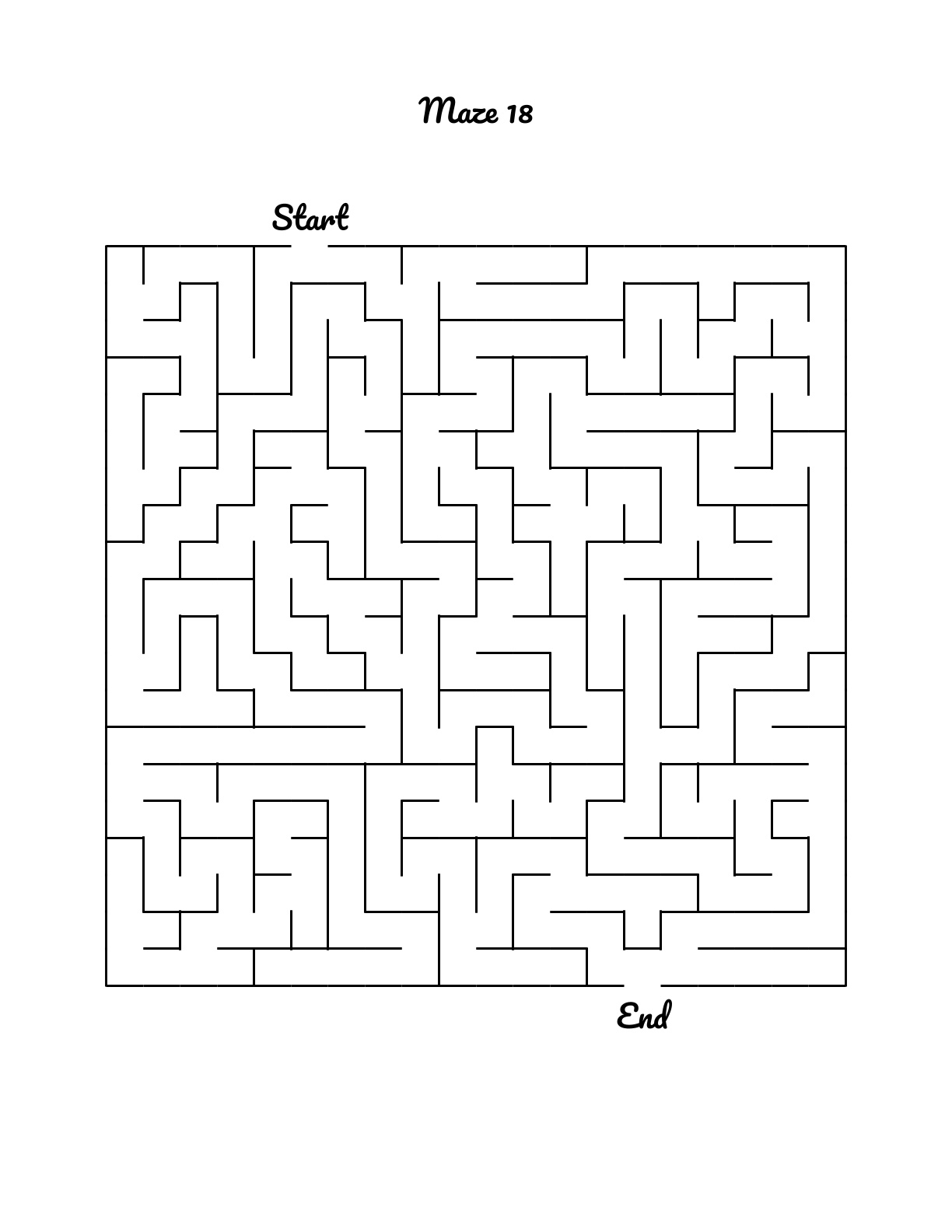 1000 Mazes for the Smarties