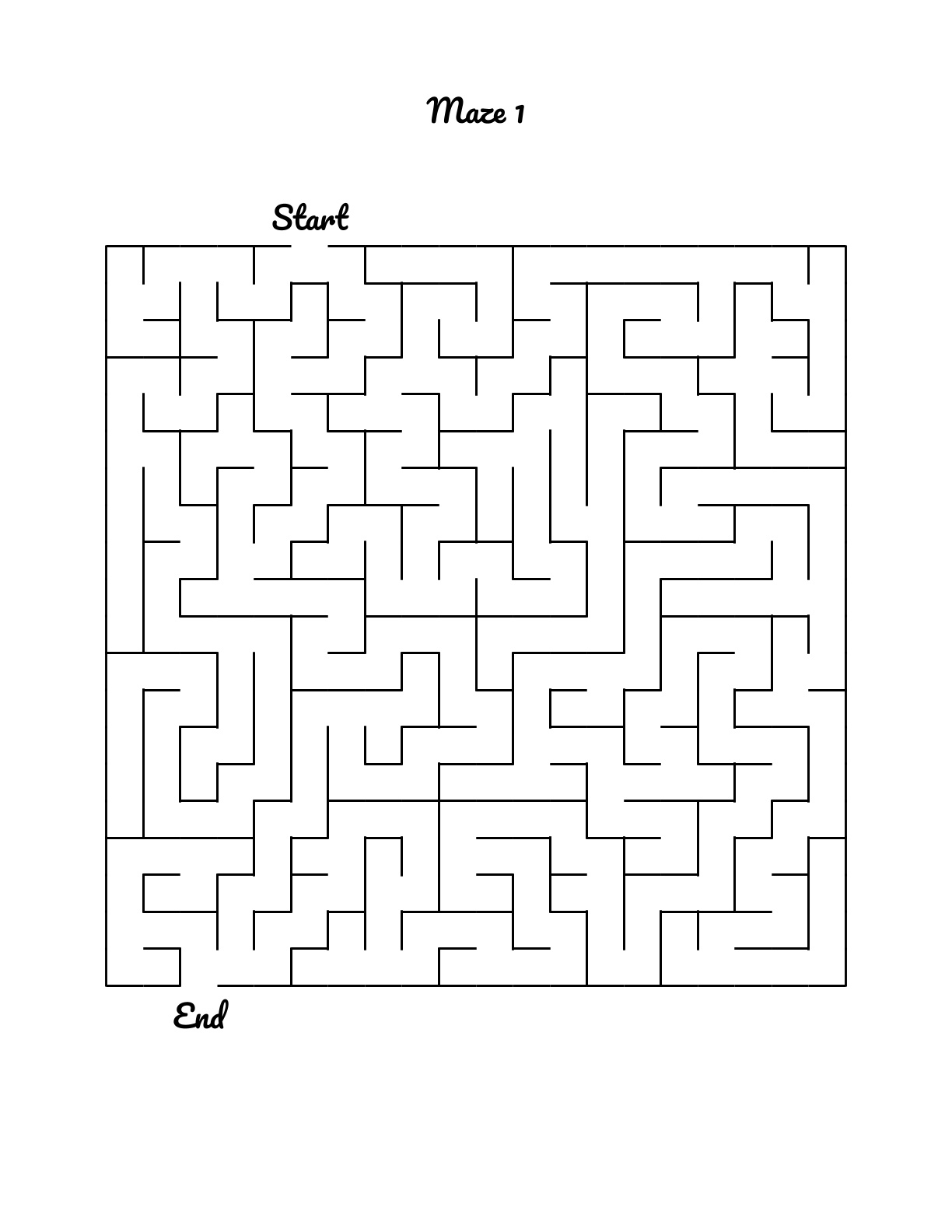 1000 Mazes for the Smarties