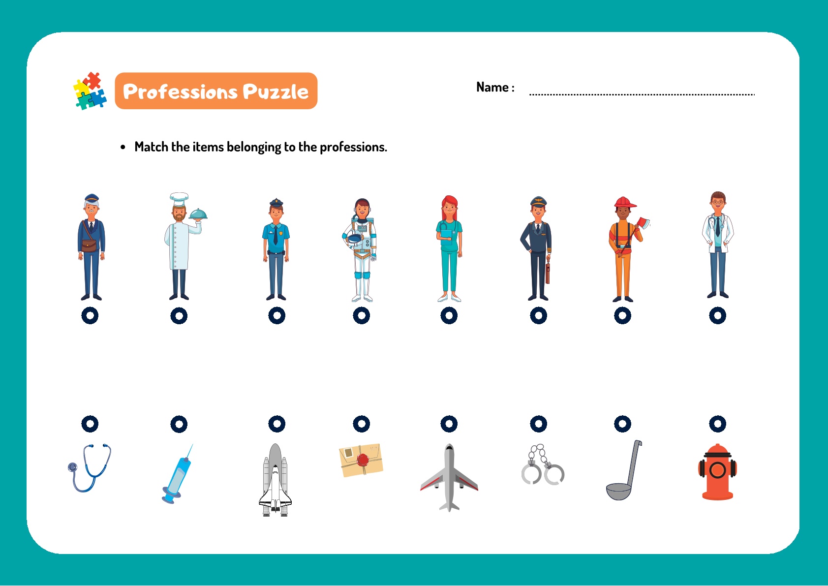 Multigame Worksheet for Kids