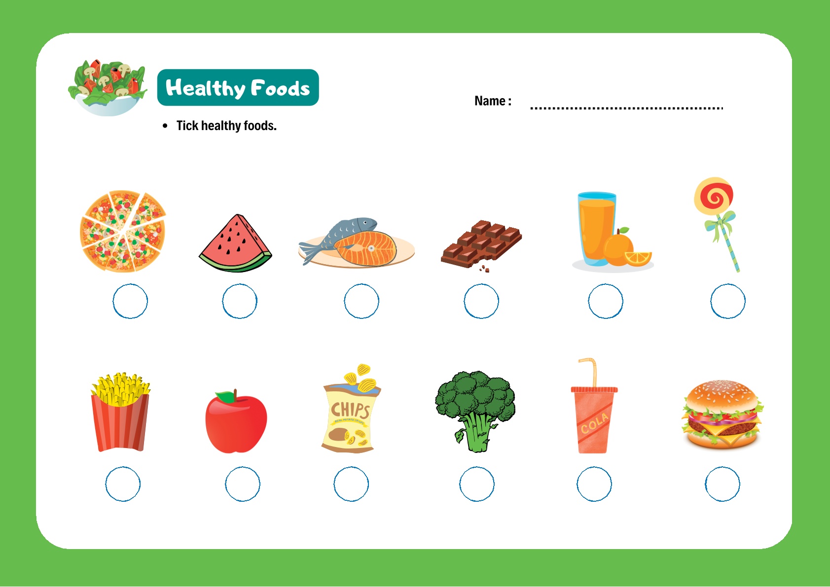 Multigame Worksheet for Kids