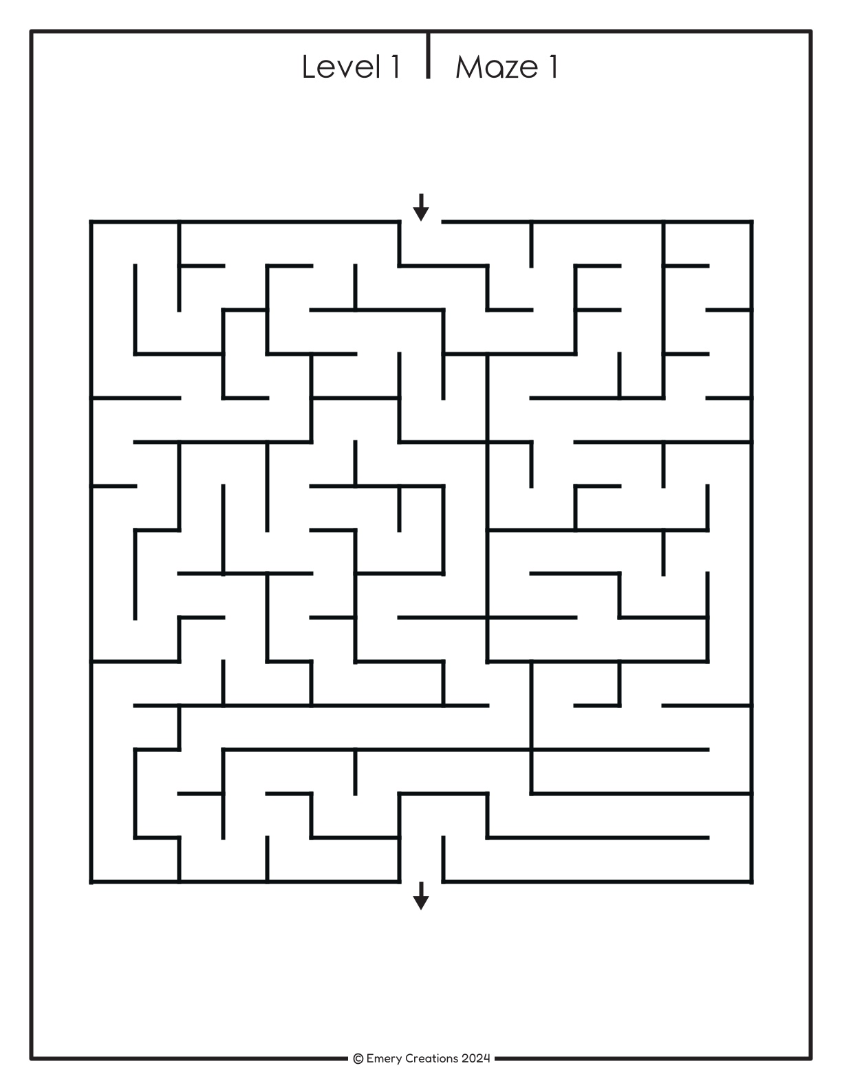 Complex Maze Puzzles
