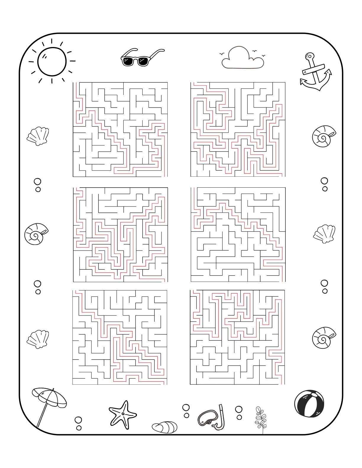 Summer Mazes