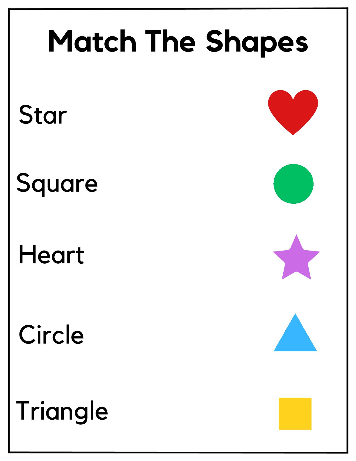 Shape Name Match