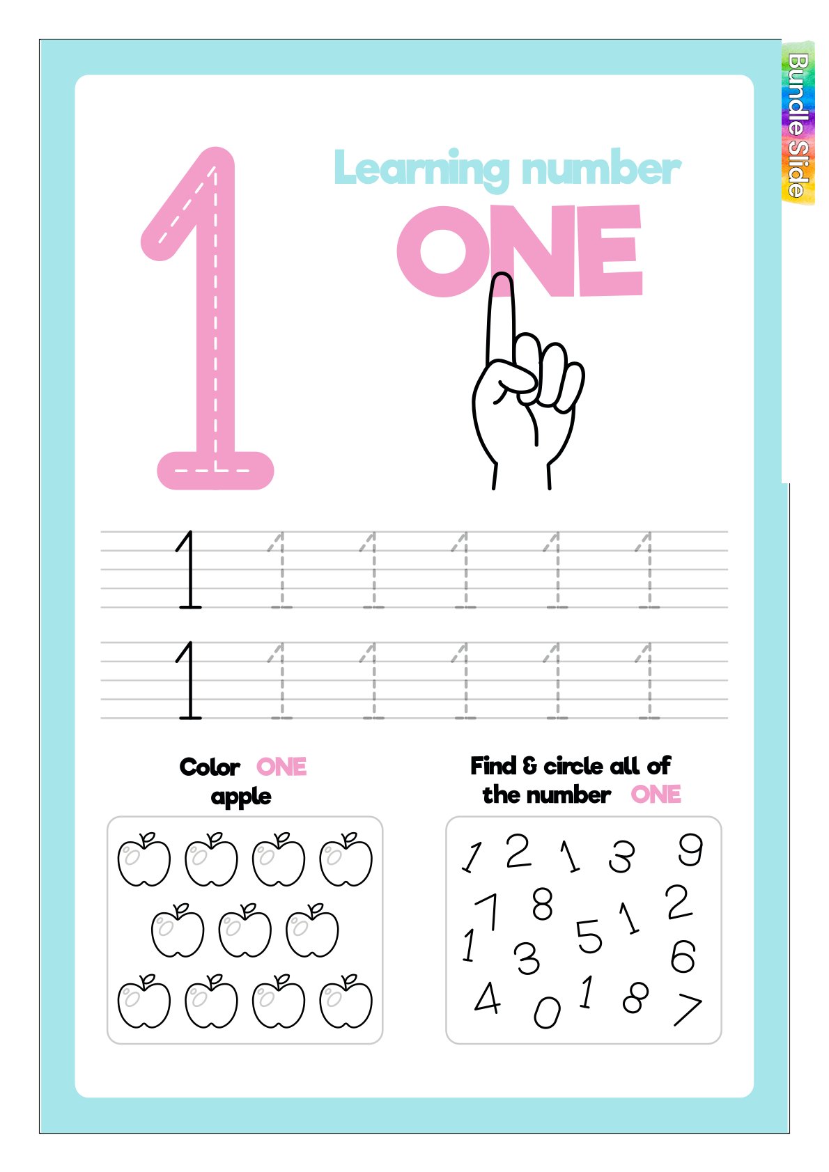 Numbers and Counting Worksheet (Popular)