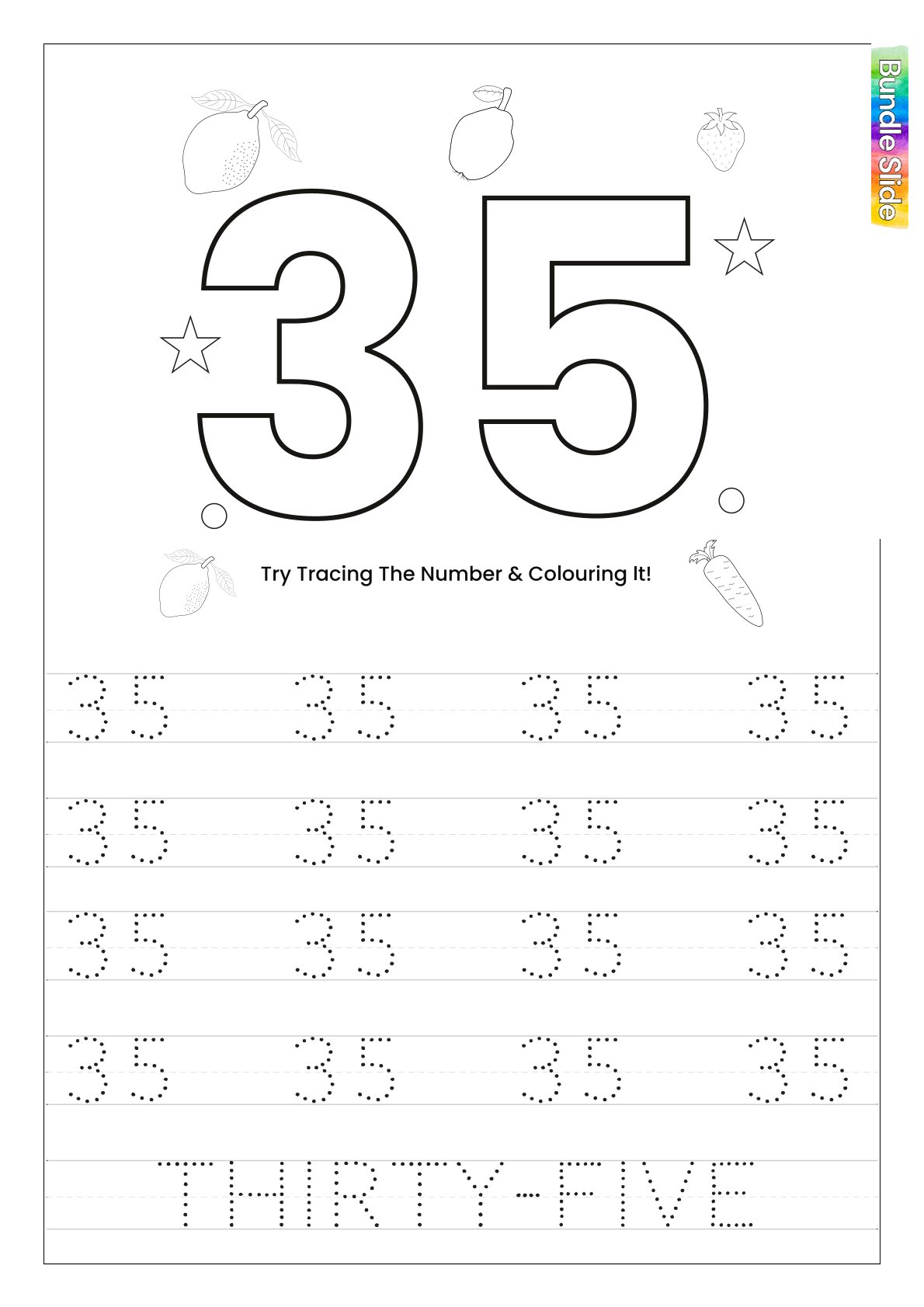 Numbers and Counting Worksheet (Popular)
