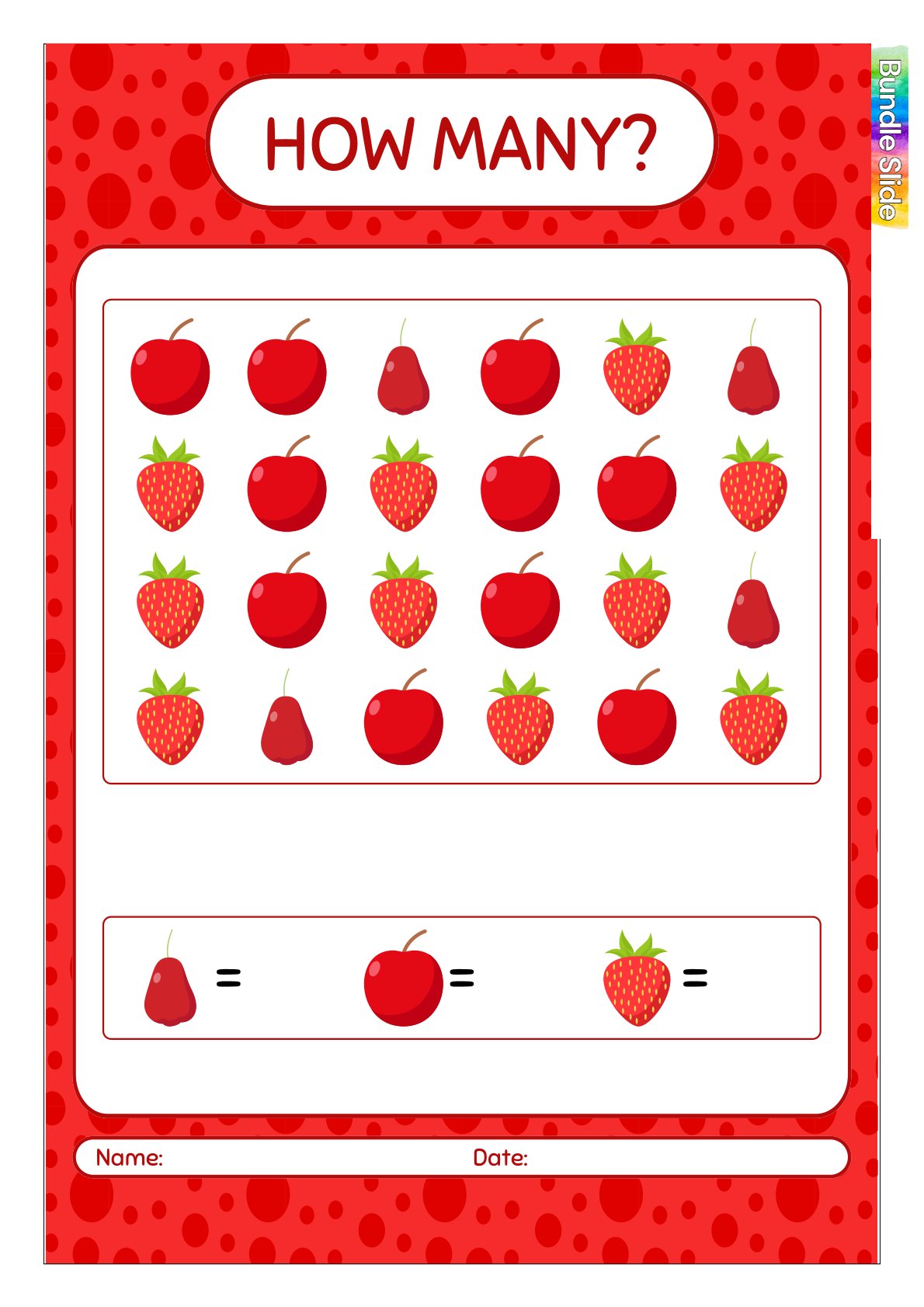 Numbers and Counting Worksheet (Popular)