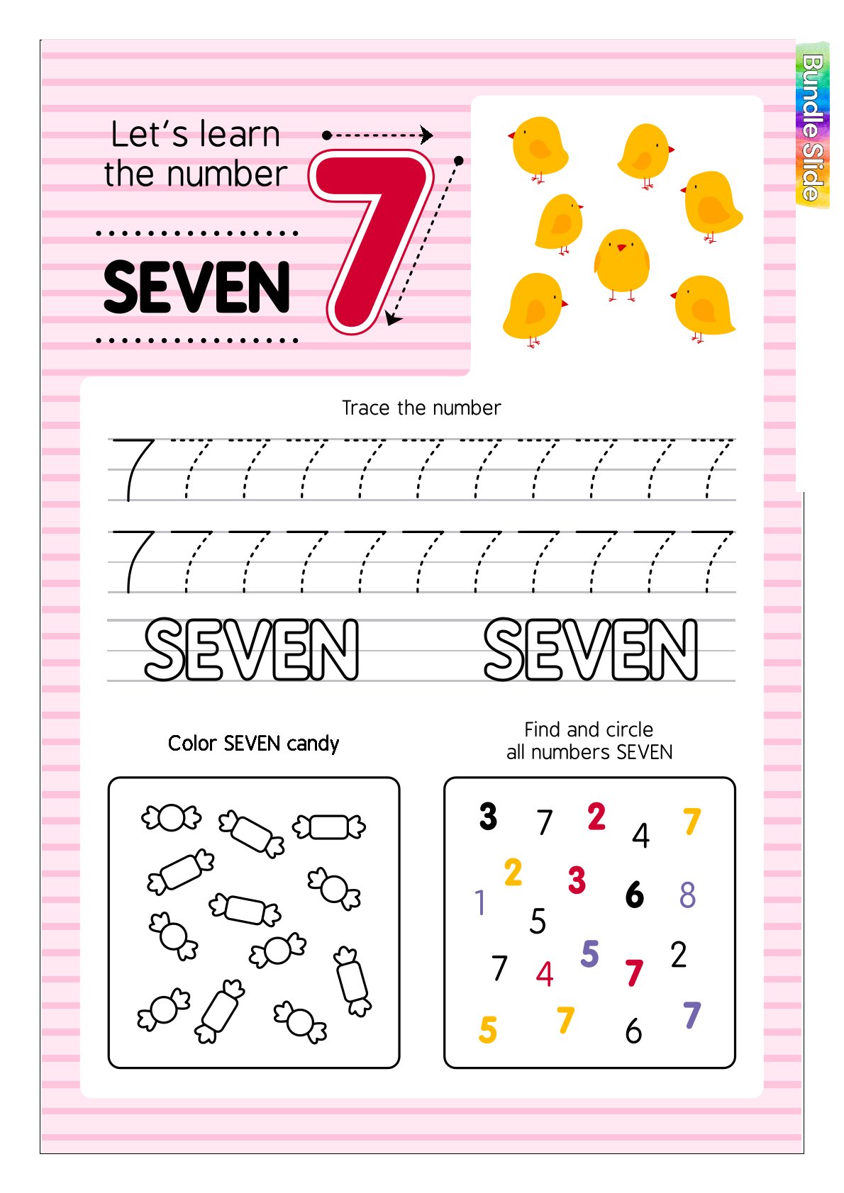 Numbers and Counting Worksheet (Popular)