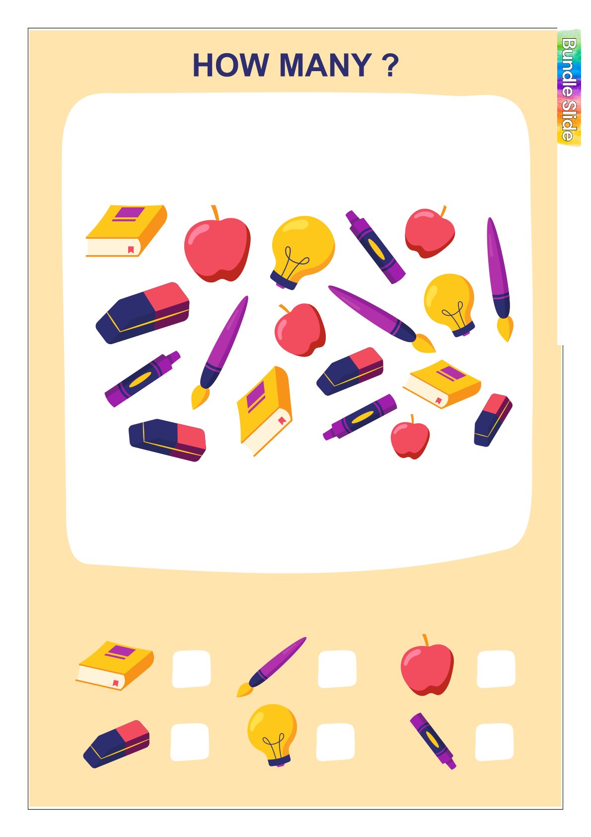 Numbers and Counting Worksheet (Popular)