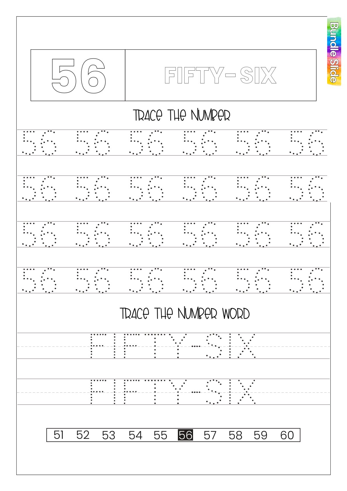 Numbers and Counting Worksheet (Popular)