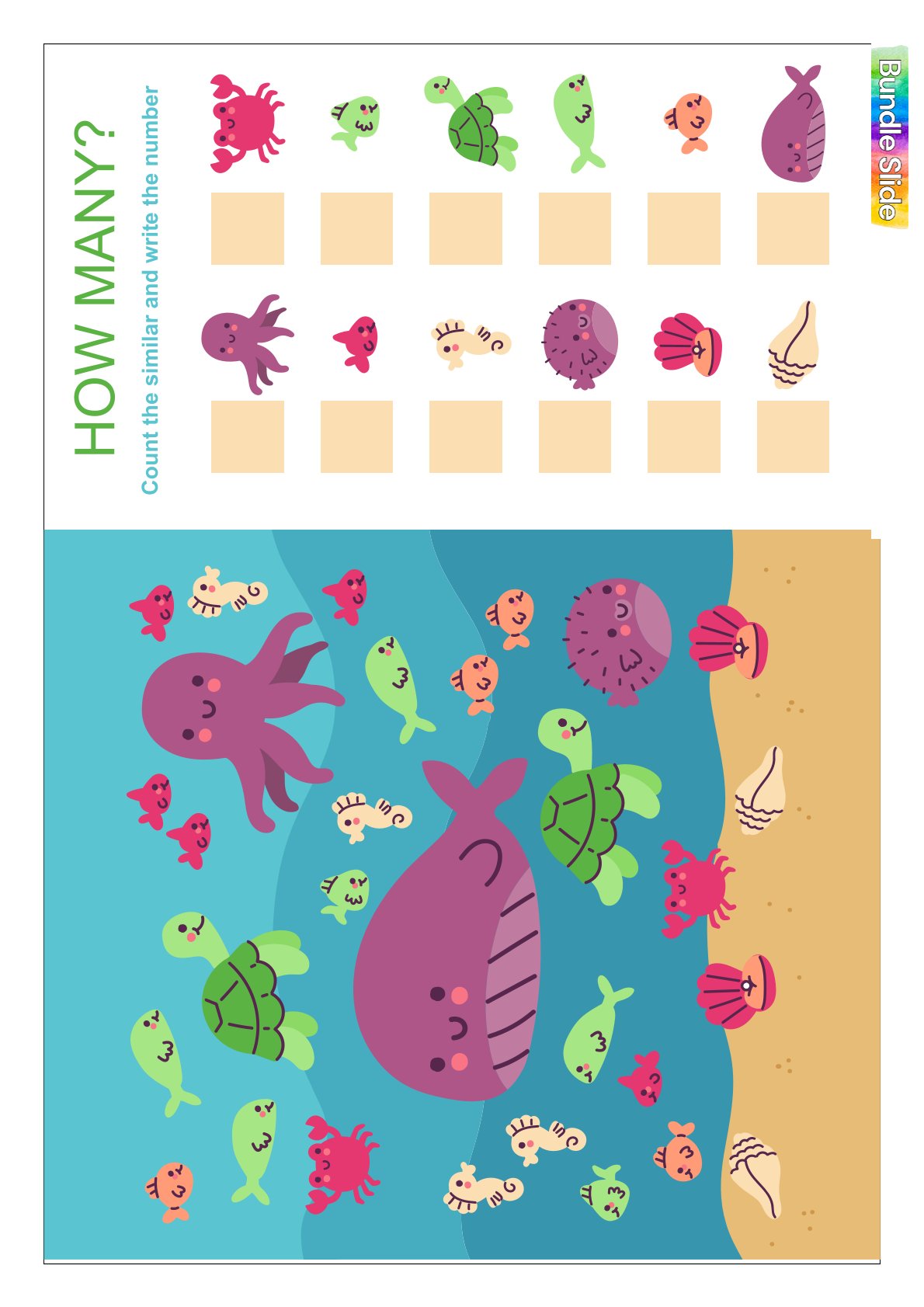 Numbers and Counting Worksheet (Popular)