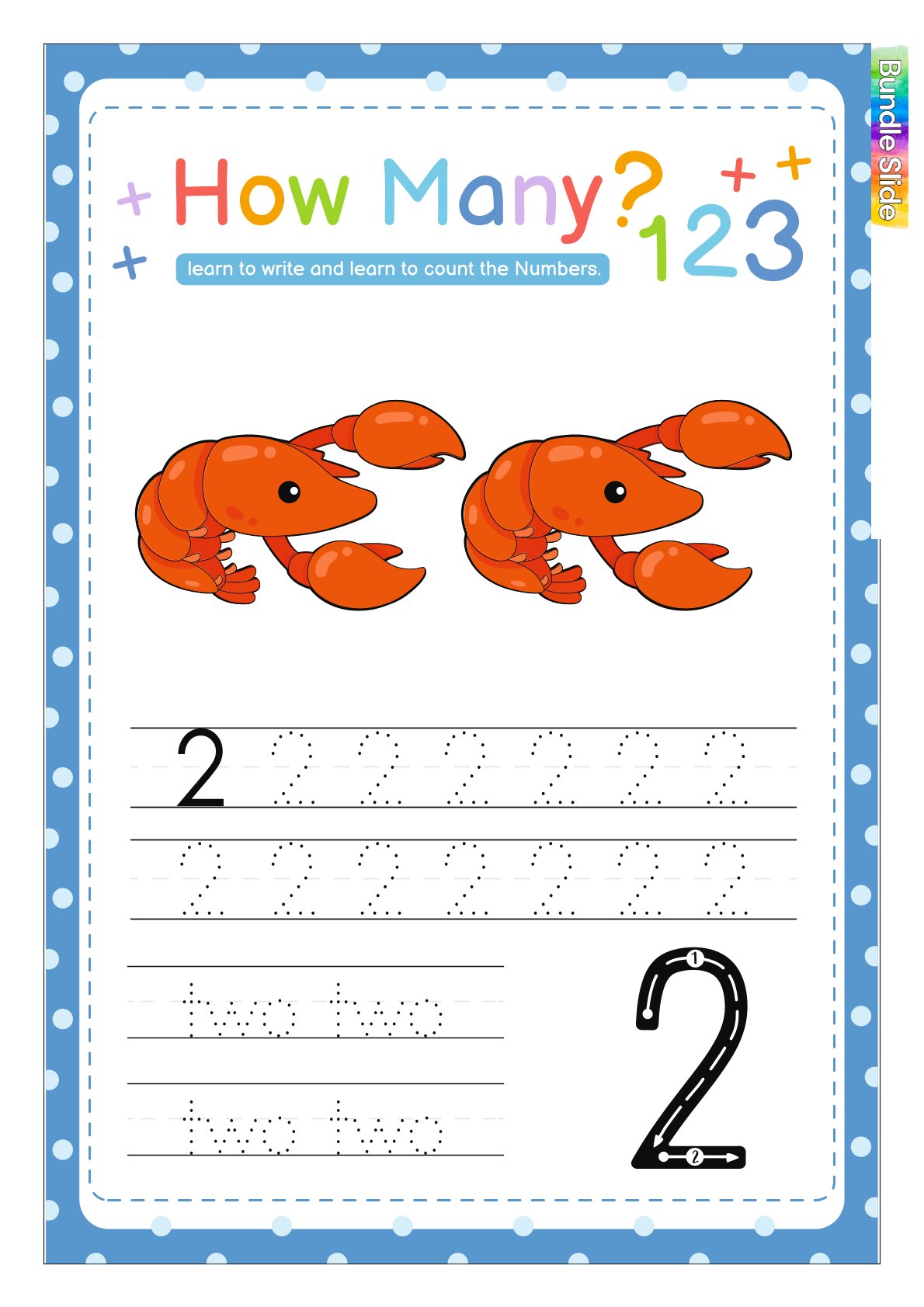Numbers and Counting Worksheet (Popular)