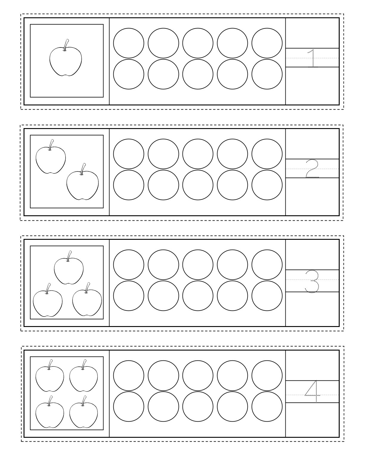Number Count, Color and Trace