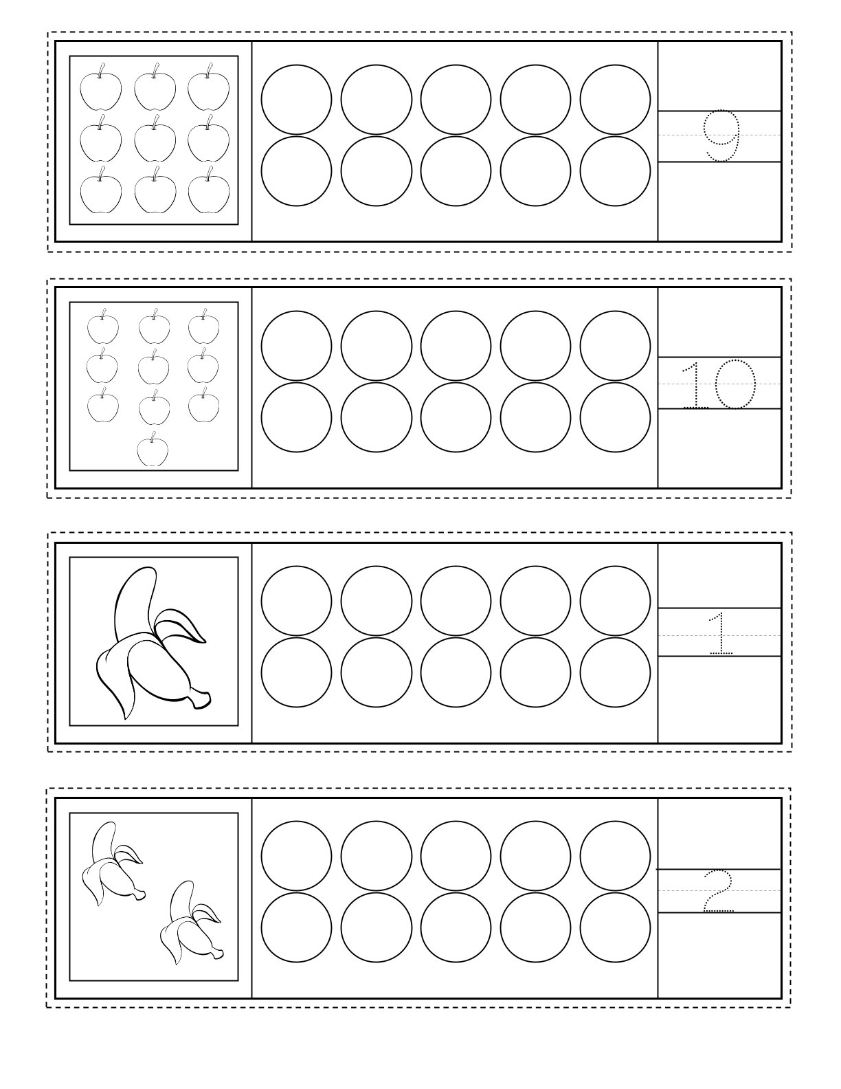 Number Count, Color and Trace
