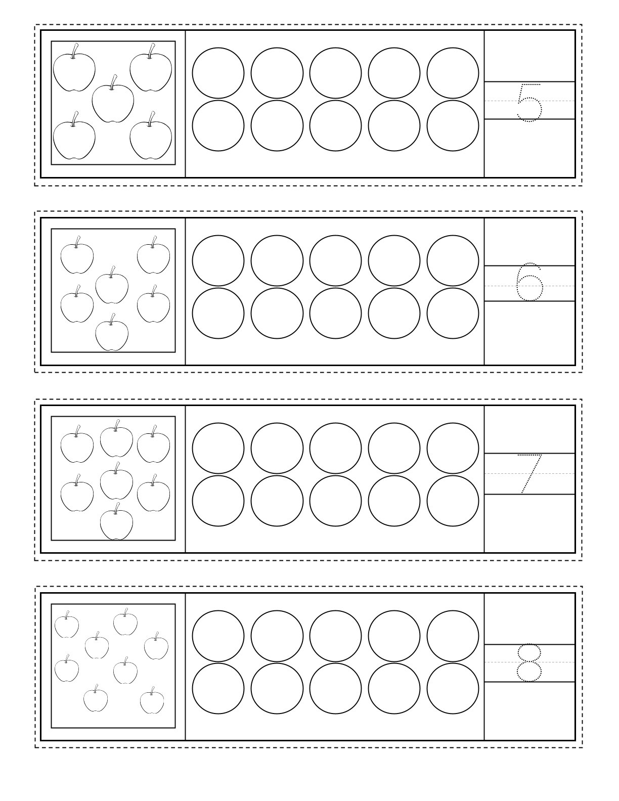 Number Count, Color and Trace